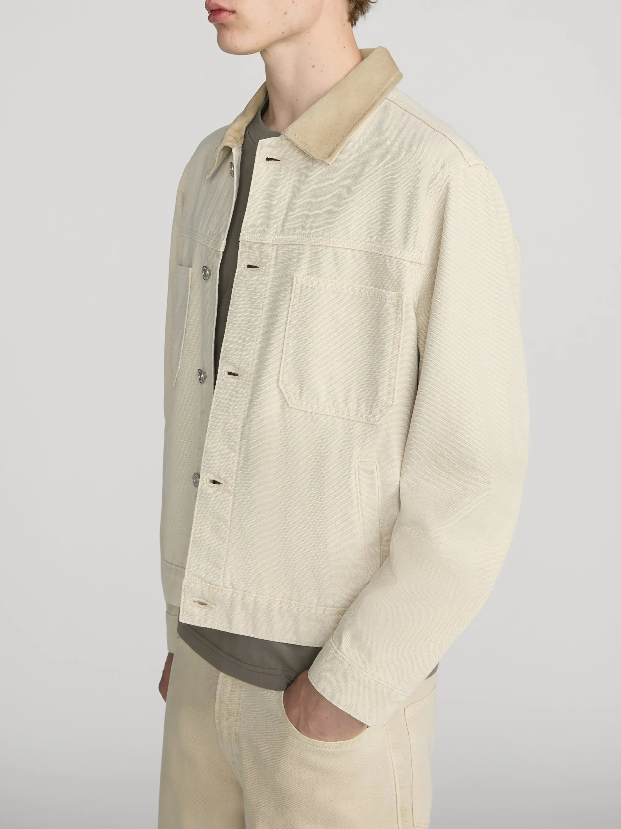 Canvas Utility Jacket -- Sandbar sold by Frame Denim product image thumbnail 4