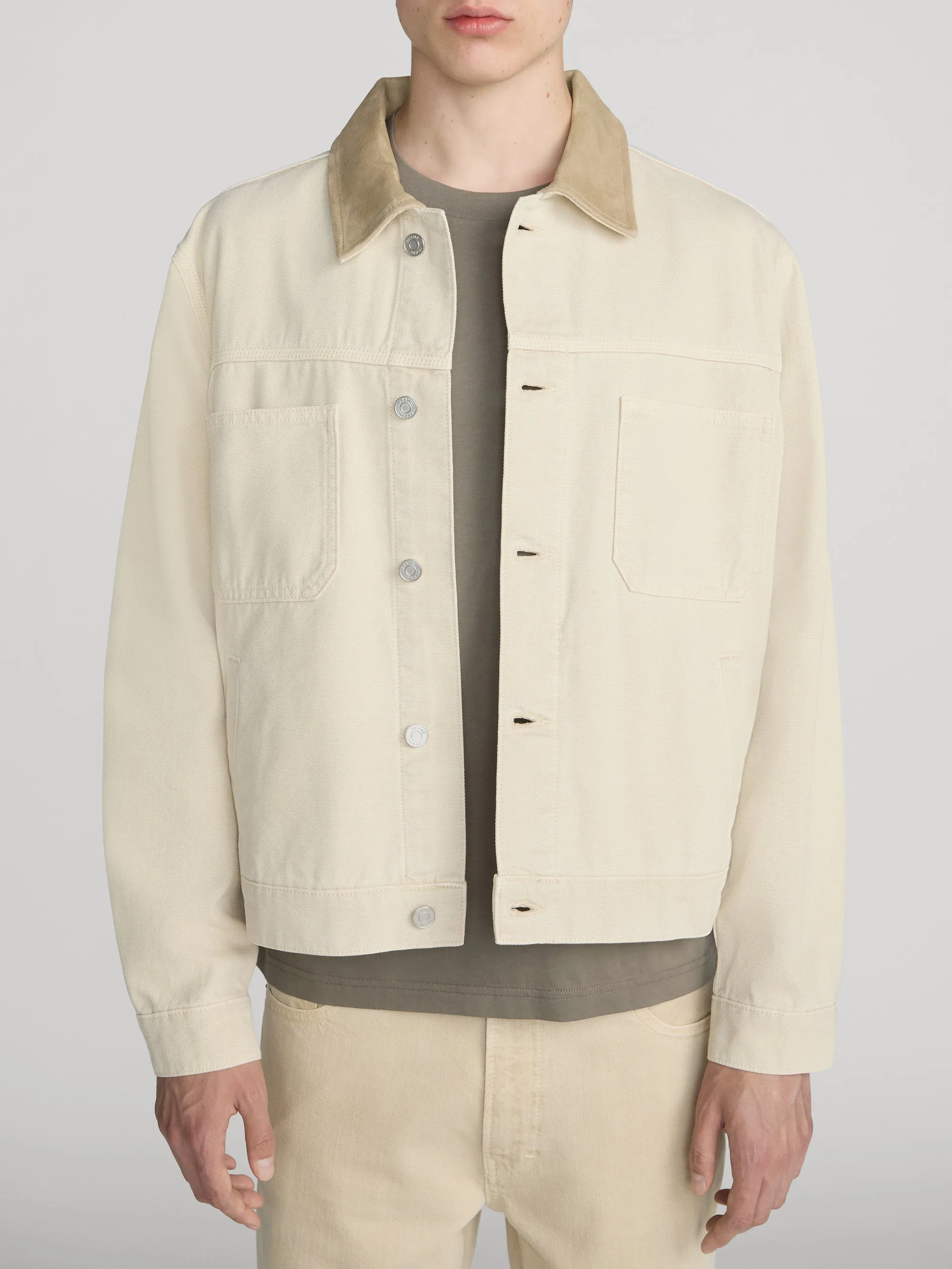 Canvas Utility Jacket -- Sandbar sold by Frame Denim product image thumbnail 3