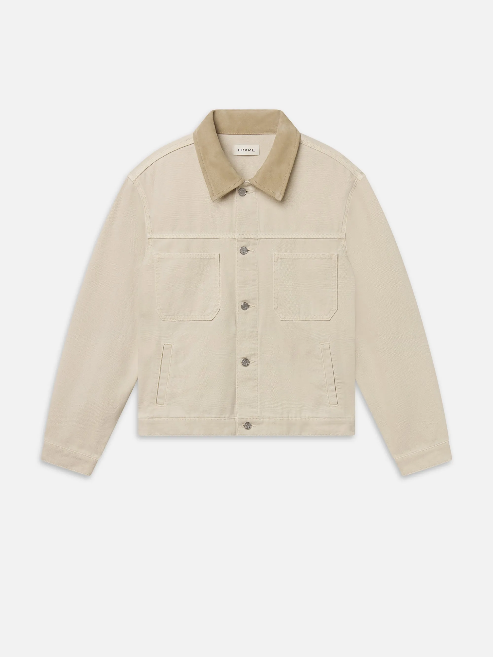 Canvas Utility Jacket -- Sandbar sold by Frame Denim
