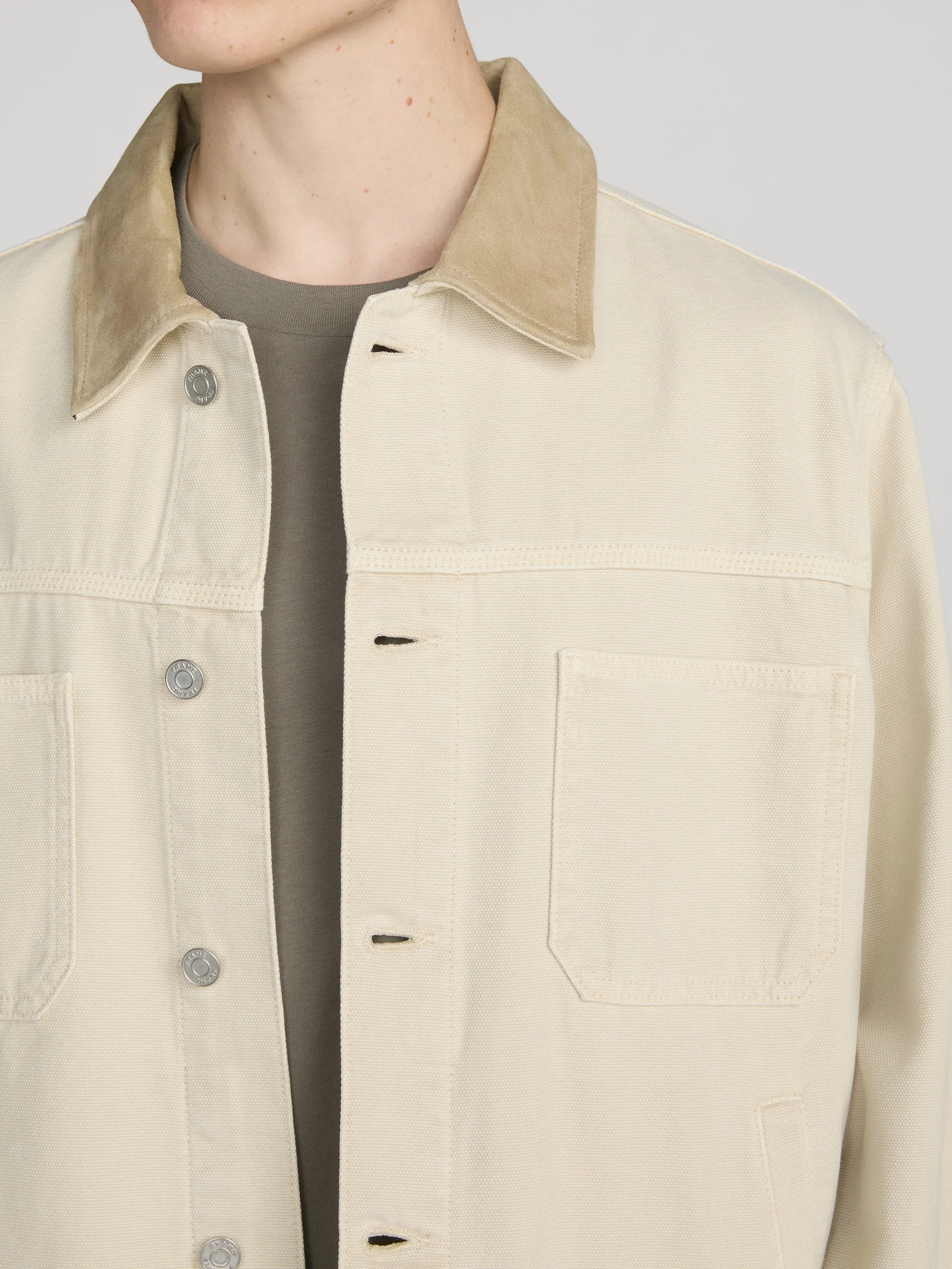 Canvas Utility Jacket -- Sandbar sold by Frame Denim product image thumbnail 5