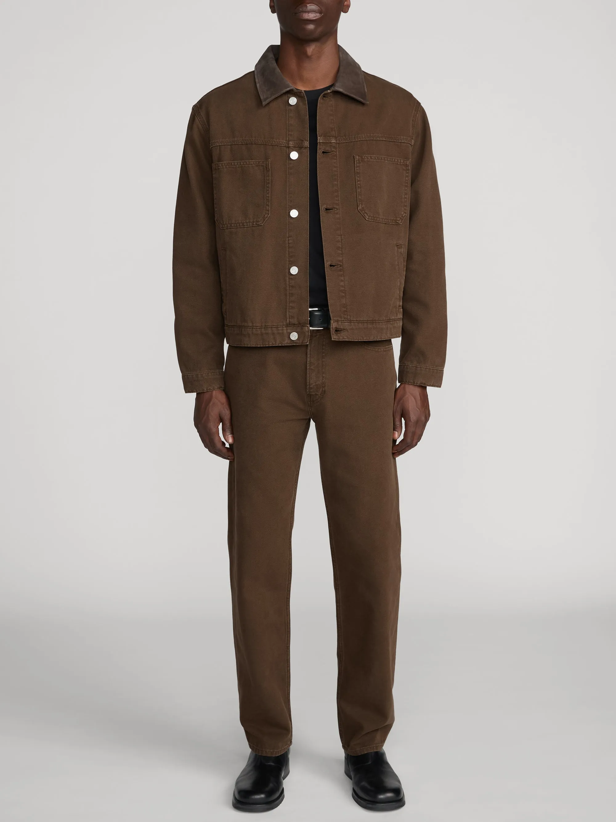 Canvas Utility Jacket -- Vintage Mocha sold by Frame Denim product image thumbnail 2