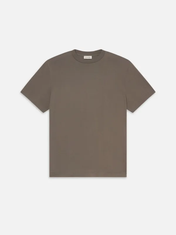 Light Cotton Tee -- Smoky Mocha made by Frame Denim