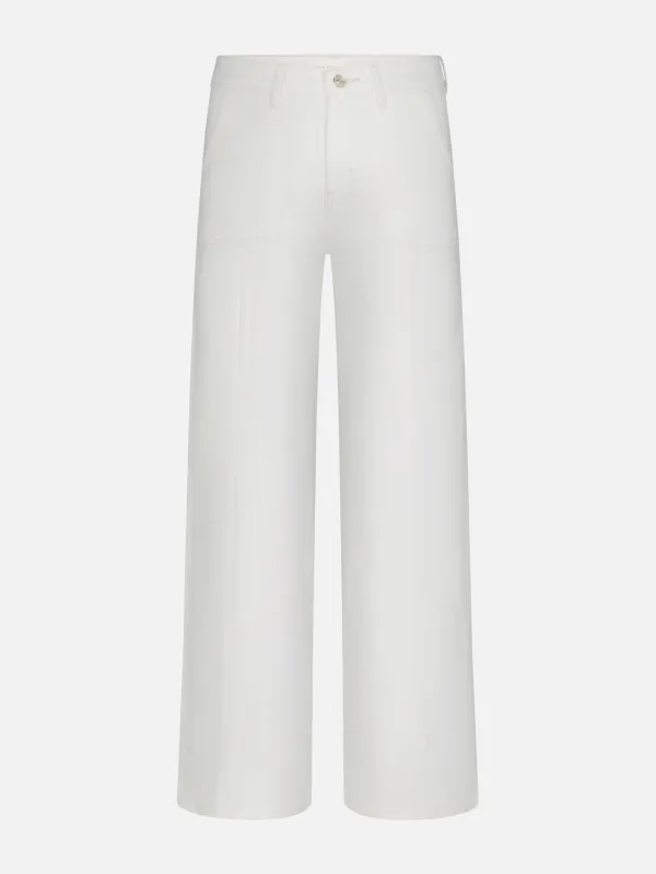 Le Slim Palazzo Pintuck Pocket -- Au Natural Clean made by Frame Denim