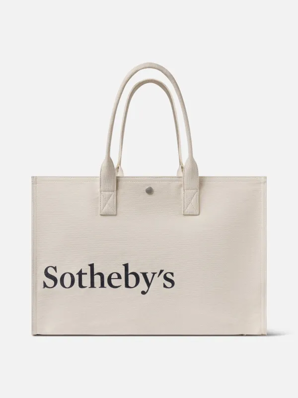 Sotheby's Large Tote -- Cream made by Frame Denim