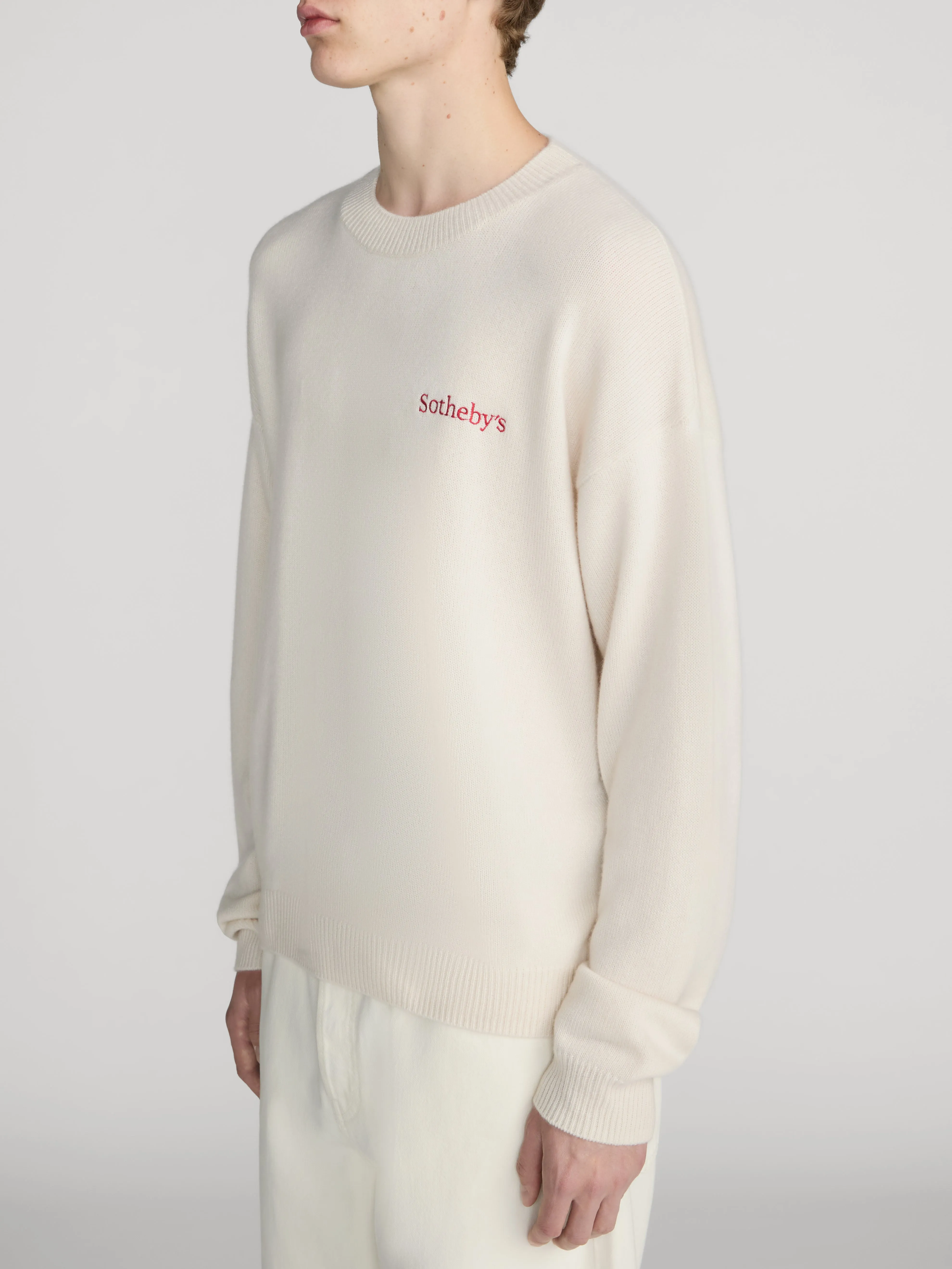 Sotheby's Cashmere Sweater -- Cream sold by Frame Denim product image thumbnail 5