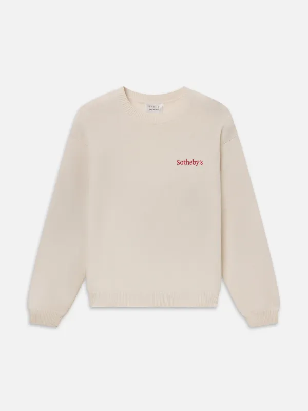 Sotheby's Cashmere Sweater -- Cream made by Frame Denim
