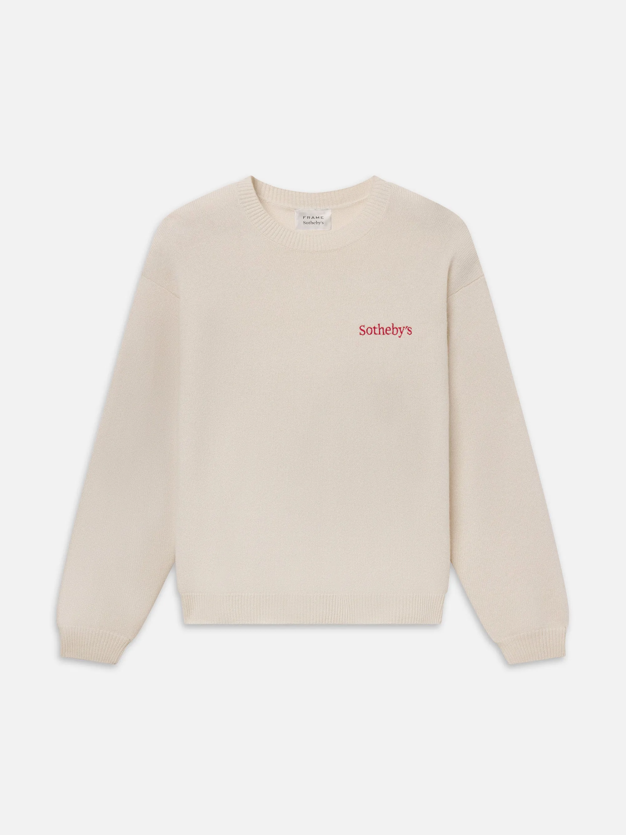 Sotheby's Cashmere Sweater -- Cream sold by Frame Denim