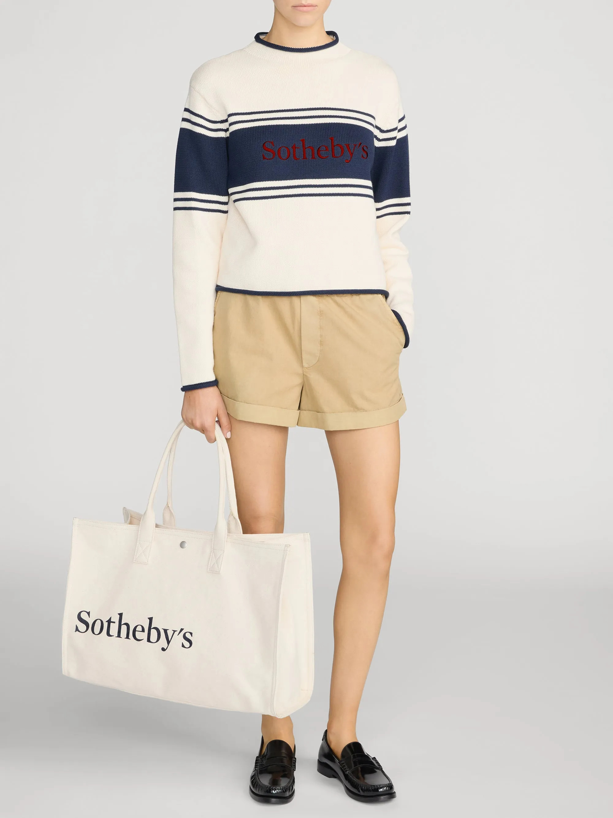 Sotheby's Rolled Sweater -- Cream Multi sold by Frame Denim product image thumbnail 2