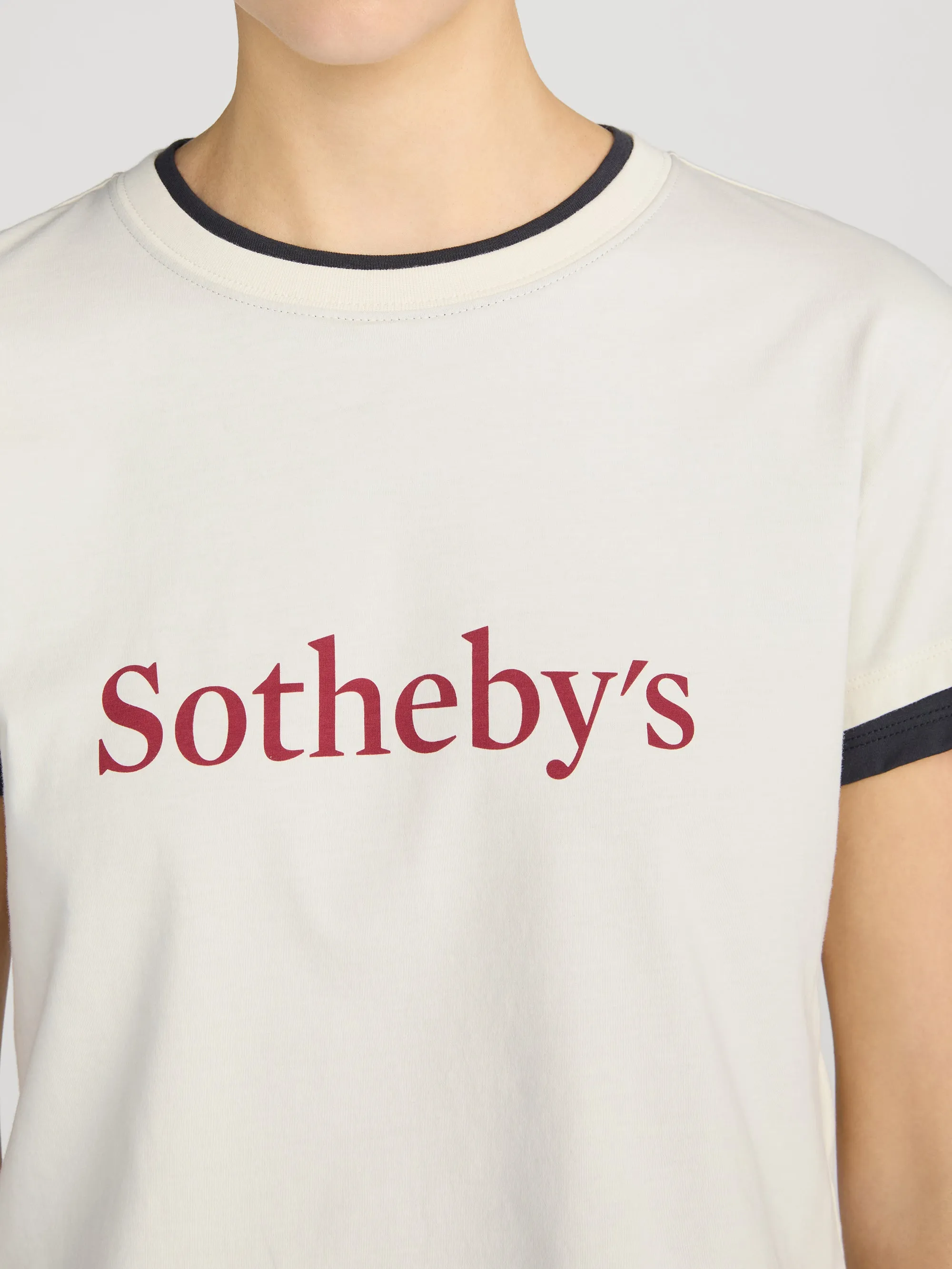 Sotheby's Layered Tee -- Cream Multi sold by Frame Denim product image thumbnail 5