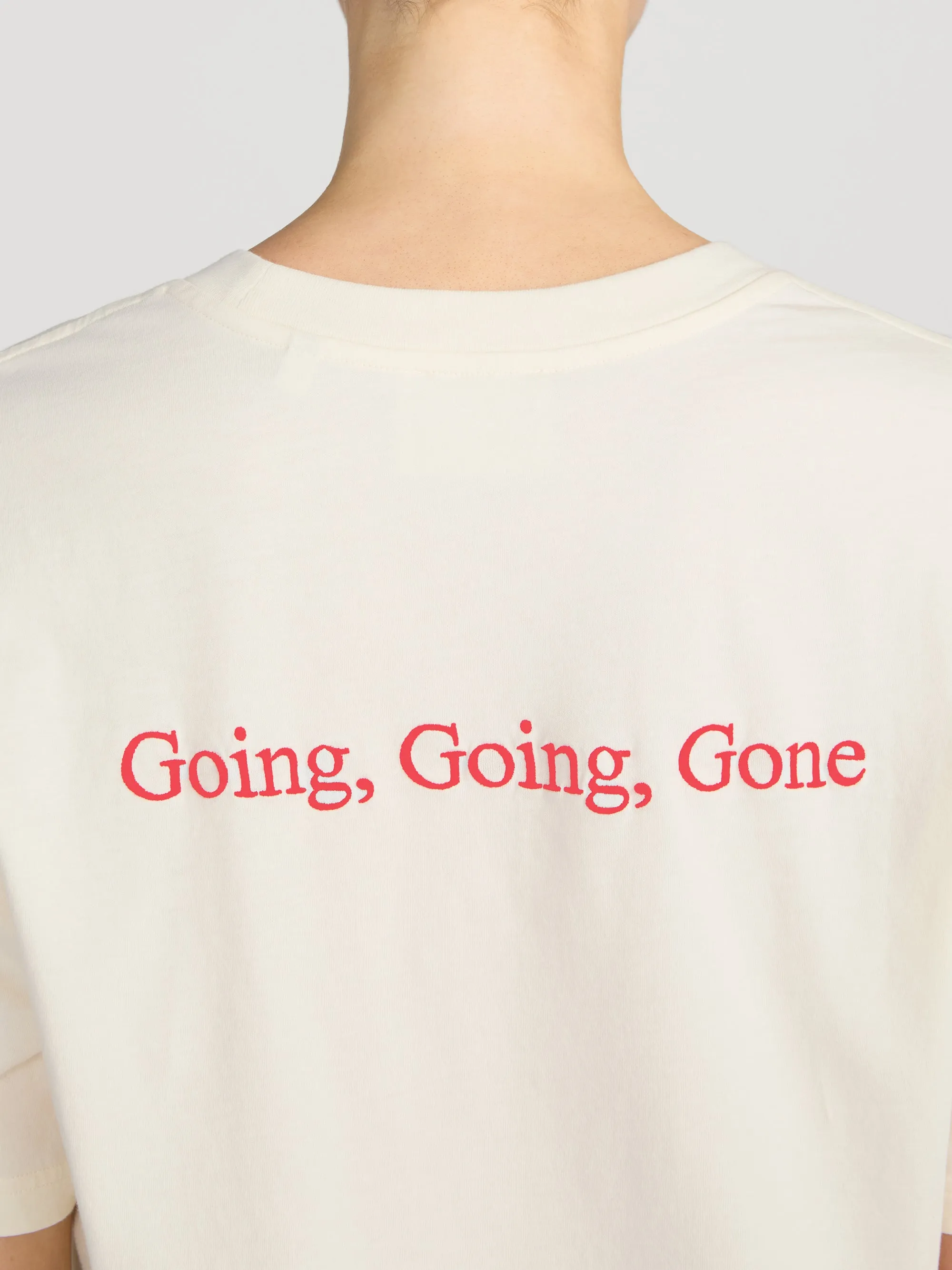 Sotheby's Tee -- Cream Washed sold by Frame Denim product image thumbnail 3