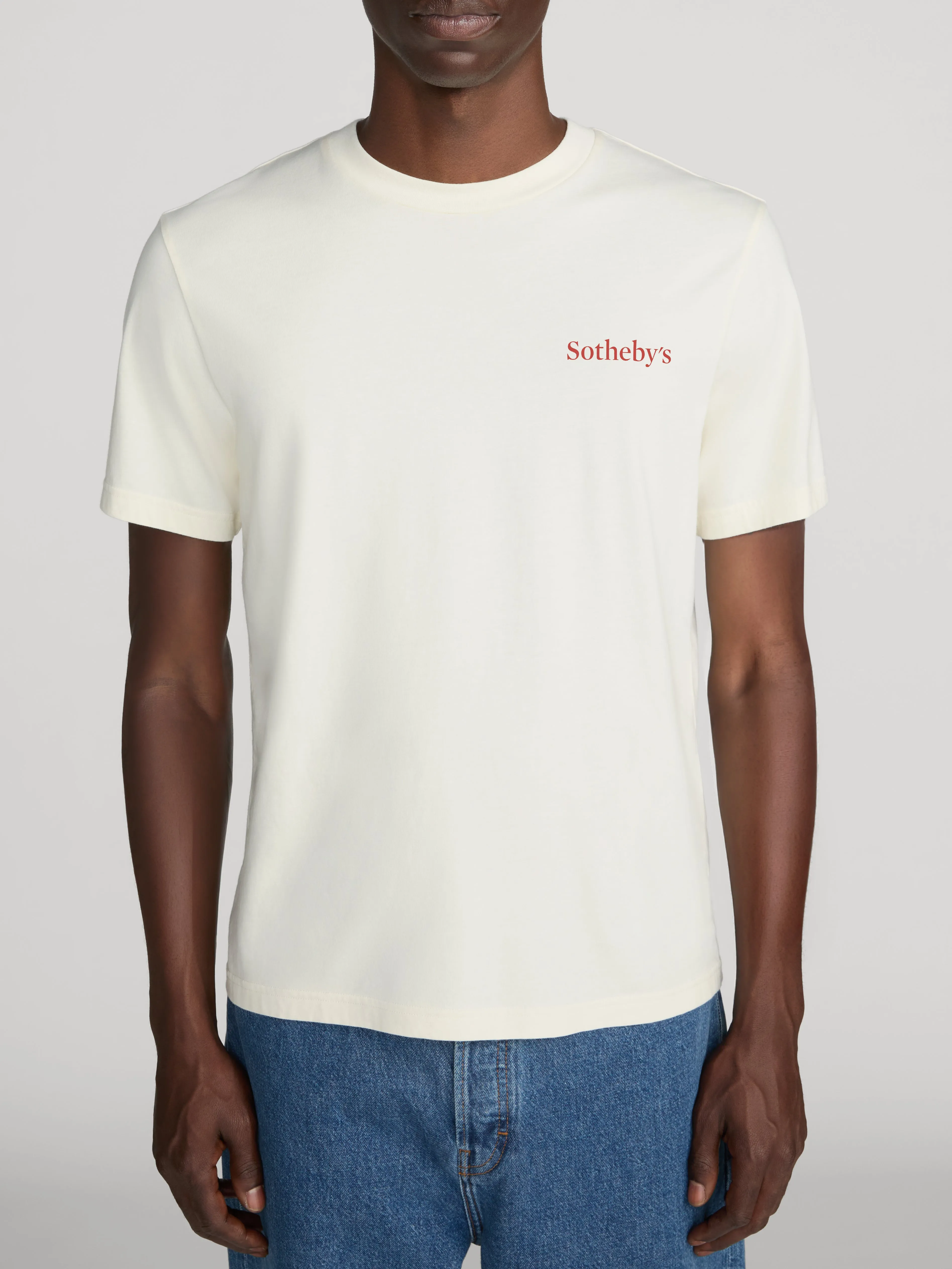 Sotheby's Tee -- Cream Washed sold by Frame Denim product image thumbnail 5