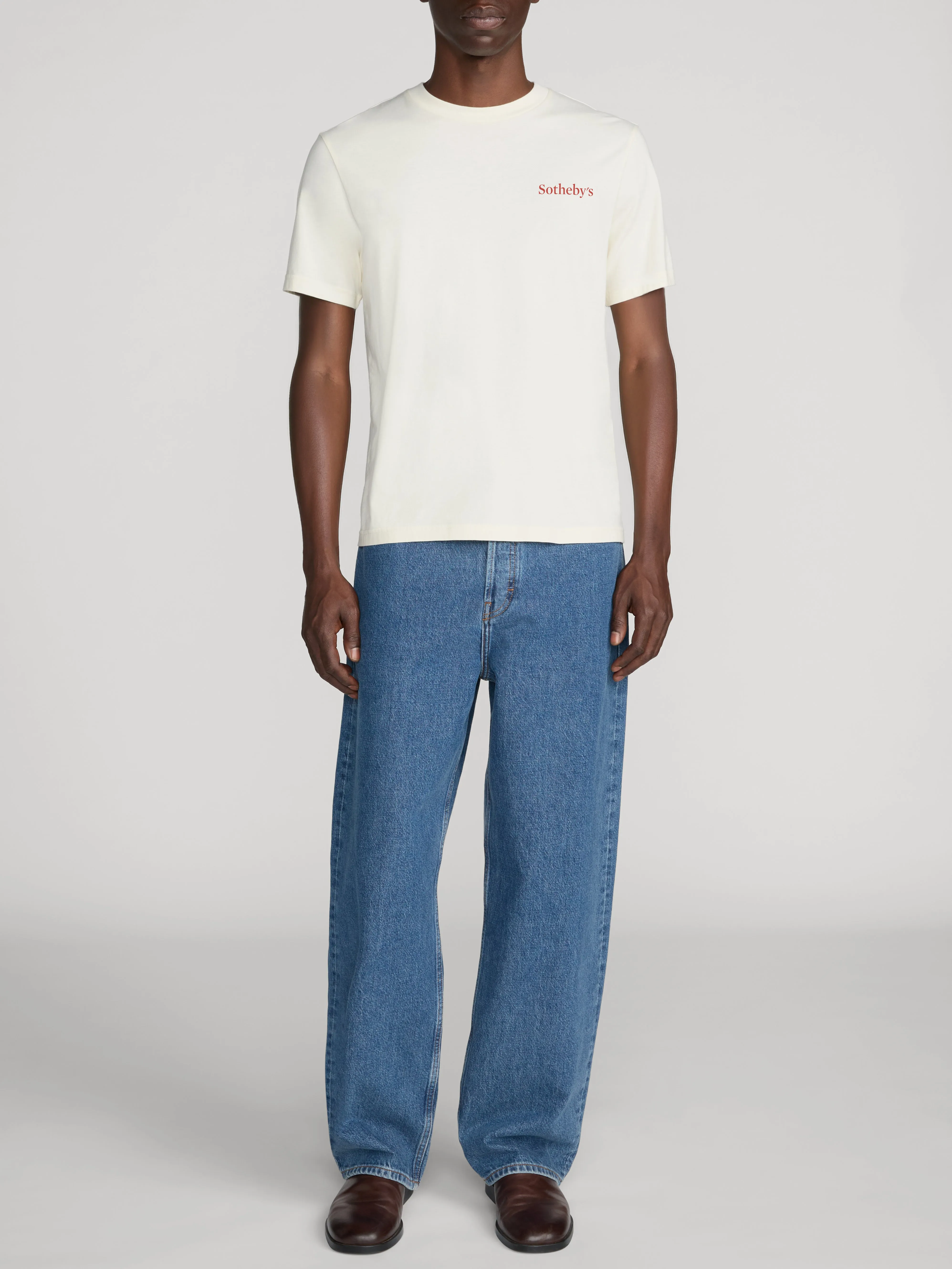 Sotheby's Tee -- Cream Washed sold by Frame Denim product image thumbnail 4