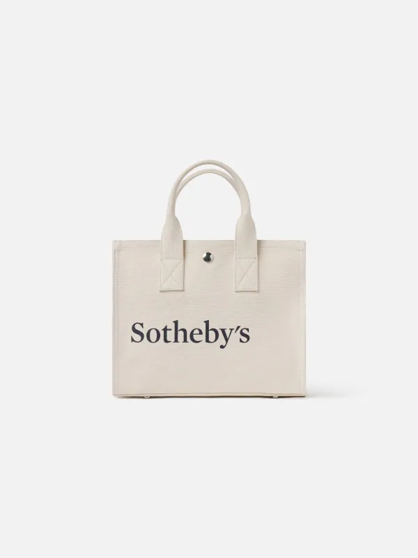 Sotheby's Small Tote -- Cream made by Frame Denim