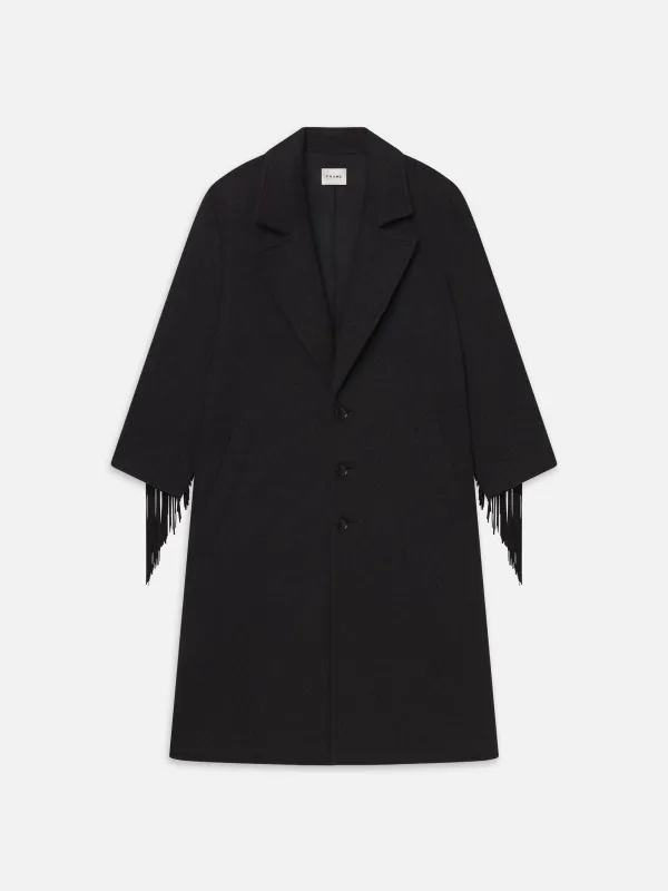 The Wool Rodeo Coat -- Charcoal made by Frame Denim