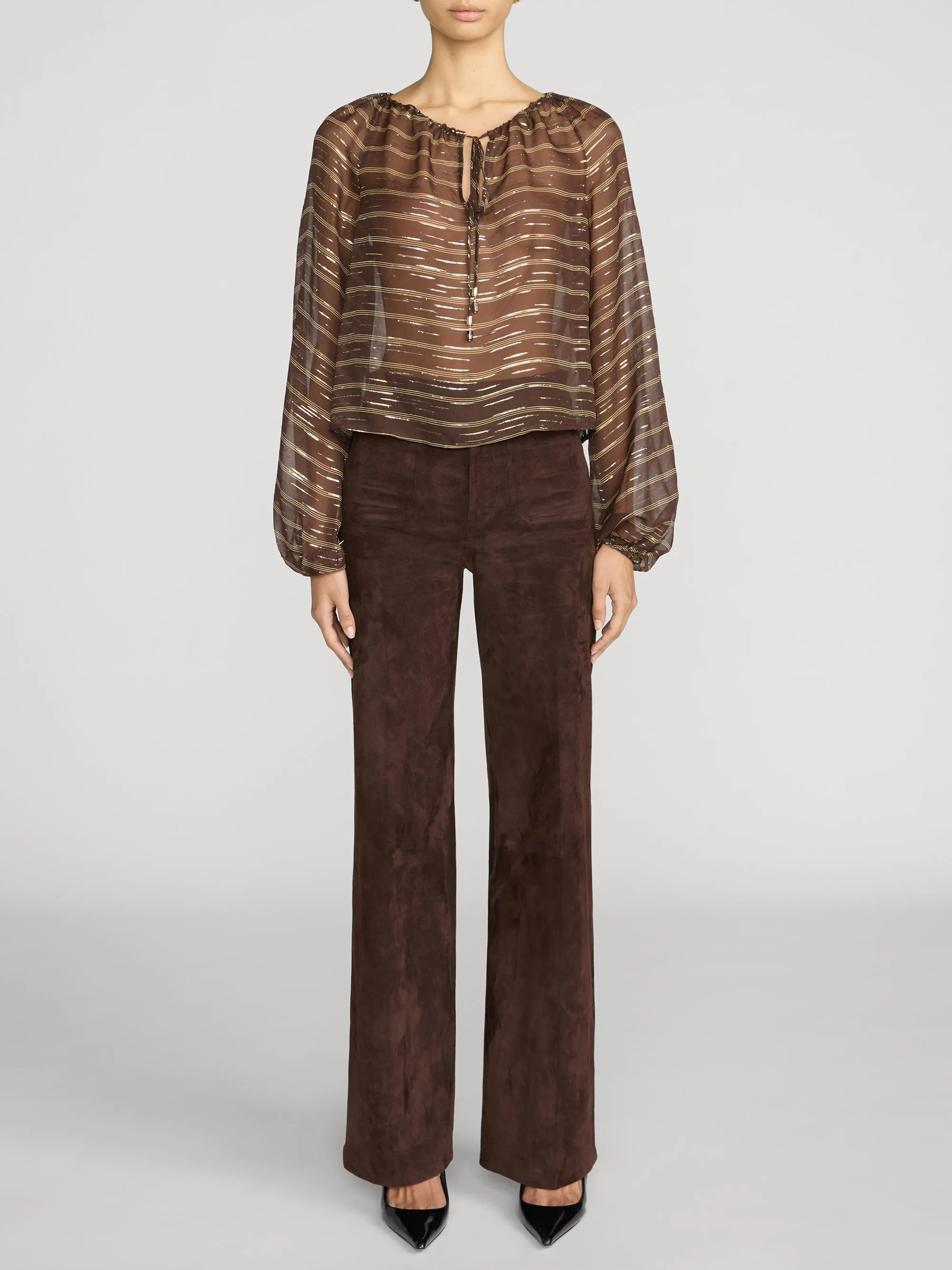 The Balloon Blouse -- Oakwood Multi sold by Frame Denim product image thumbnail 2