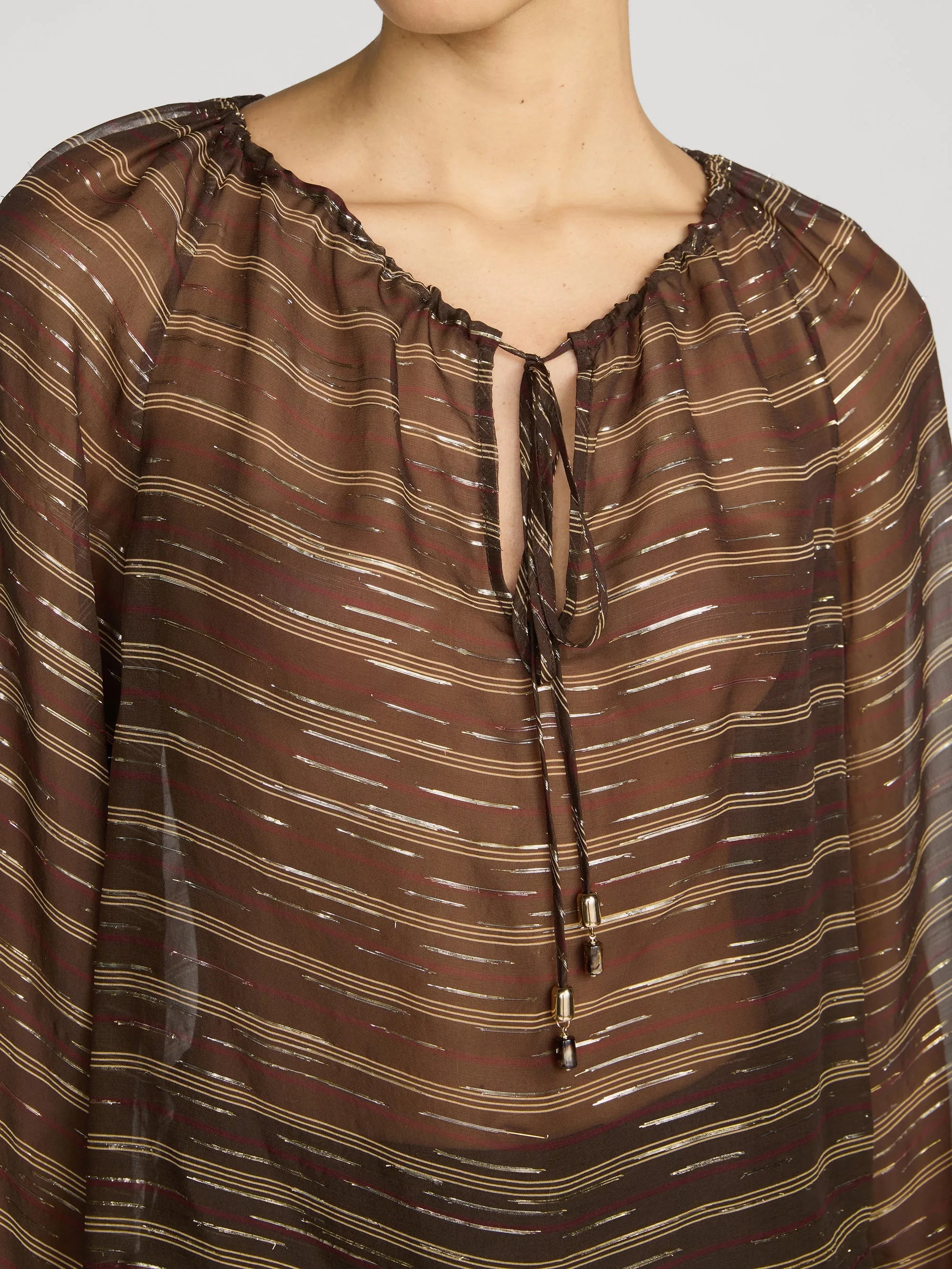 The Balloon Blouse -- Oakwood Multi sold by Frame Denim product image thumbnail 5