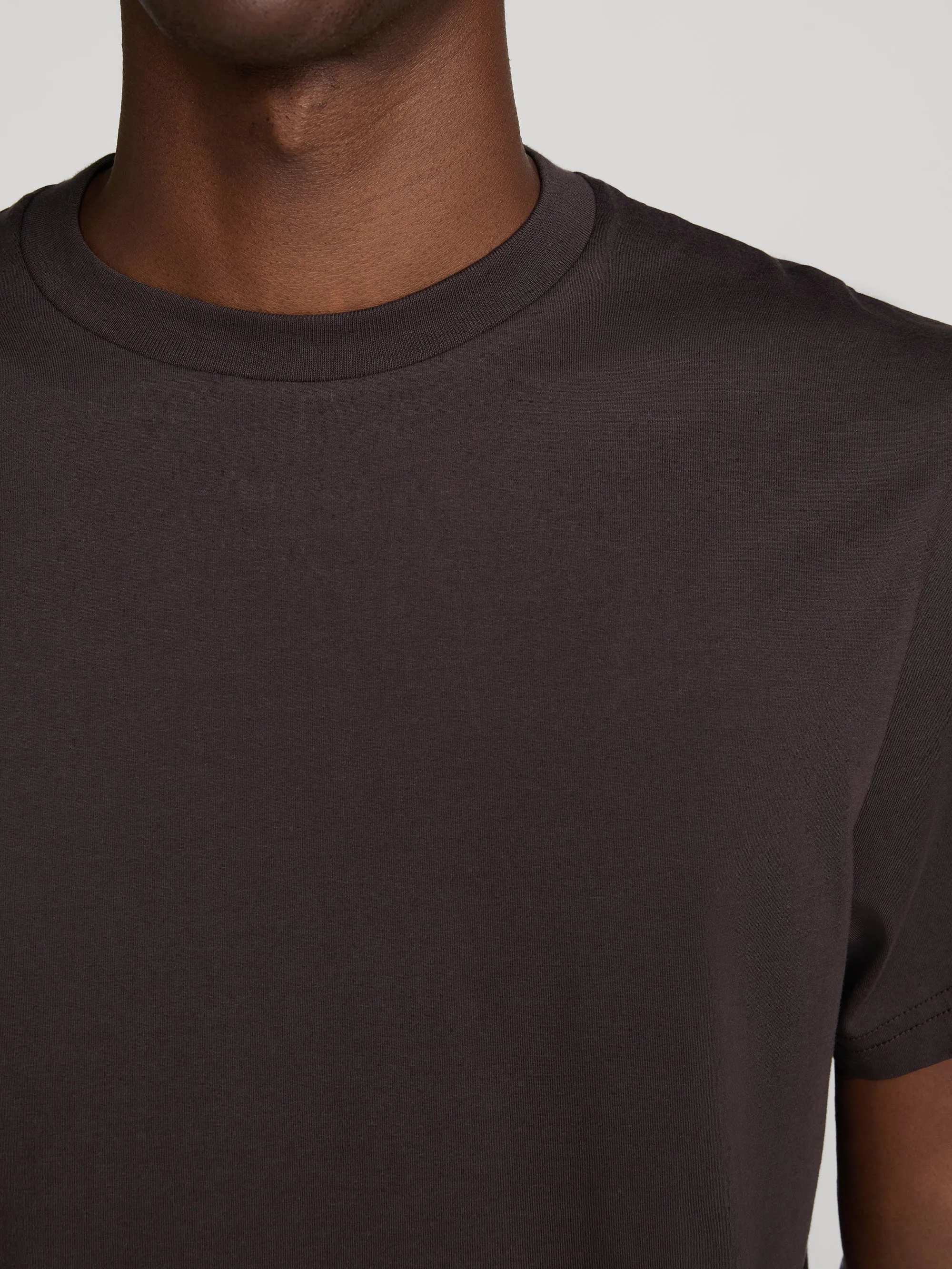 Light Cotton Tee -- Deep Brown sold by Frame Denim product image thumbnail 5