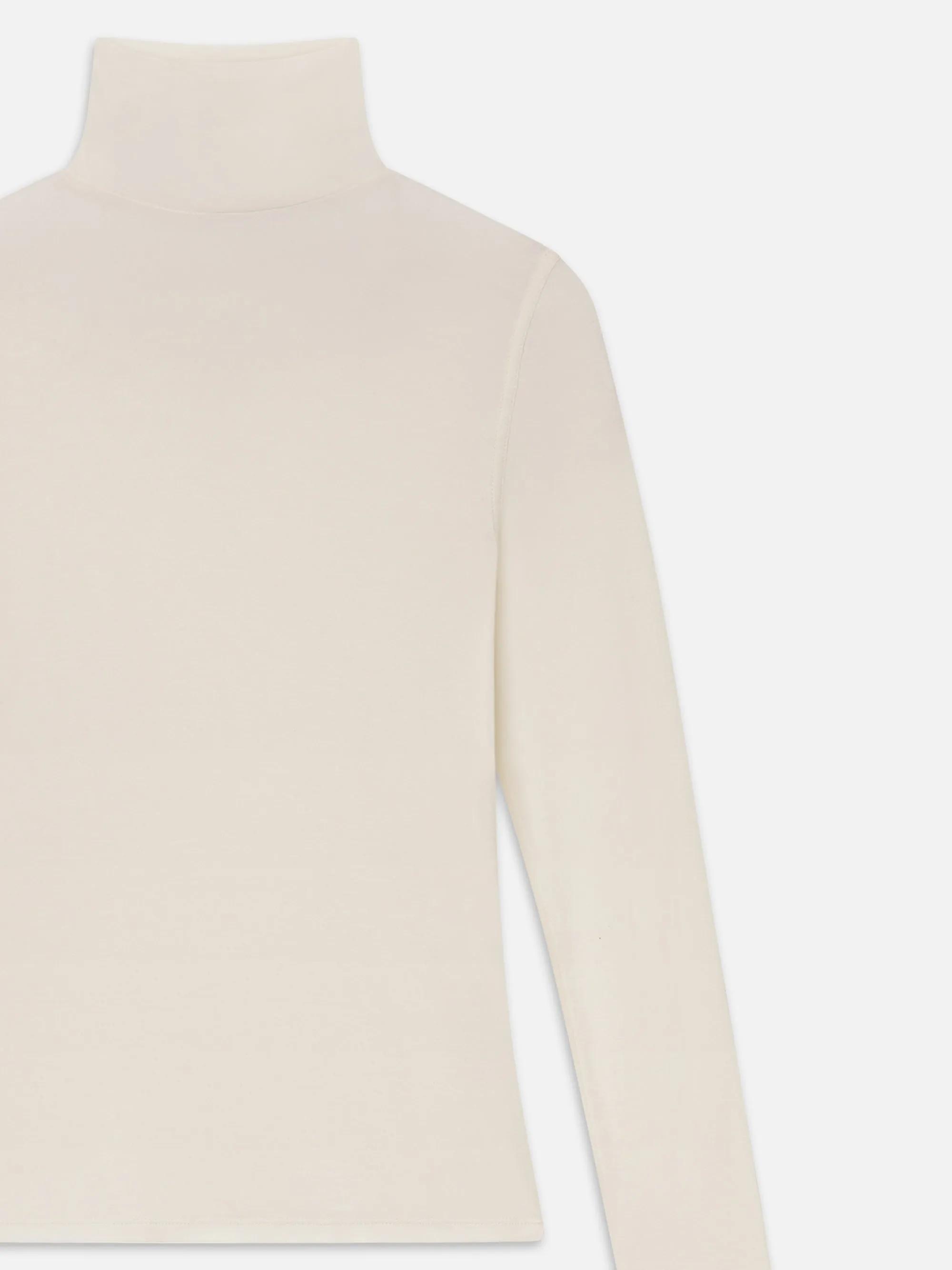 The Shadow Turtleneck -- Cream sold by Frame Denim product image thumbnail 3