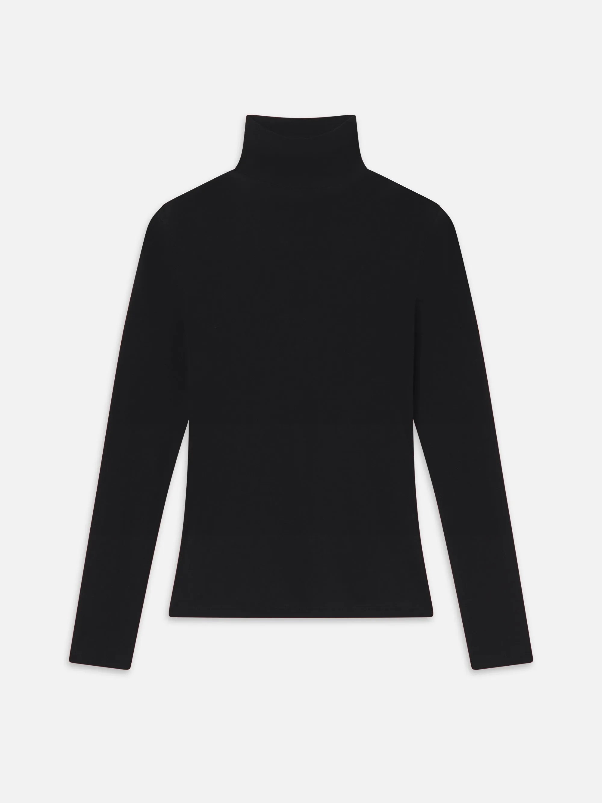The Shadow Turtleneck -- Black sold by Frame Denim