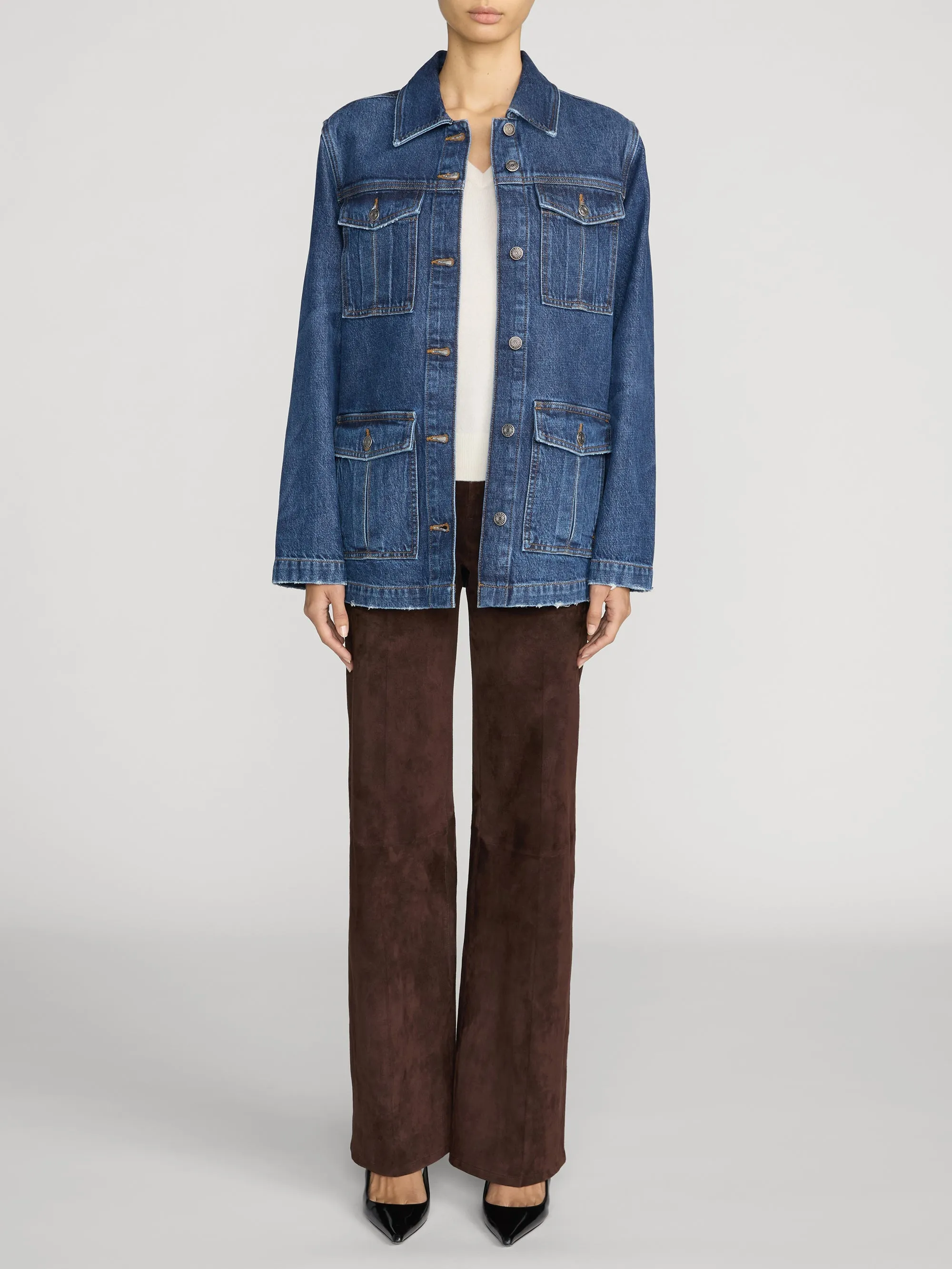 The Denim Utility Jacket -- Joyride sold by Frame Denim product image thumbnail 2