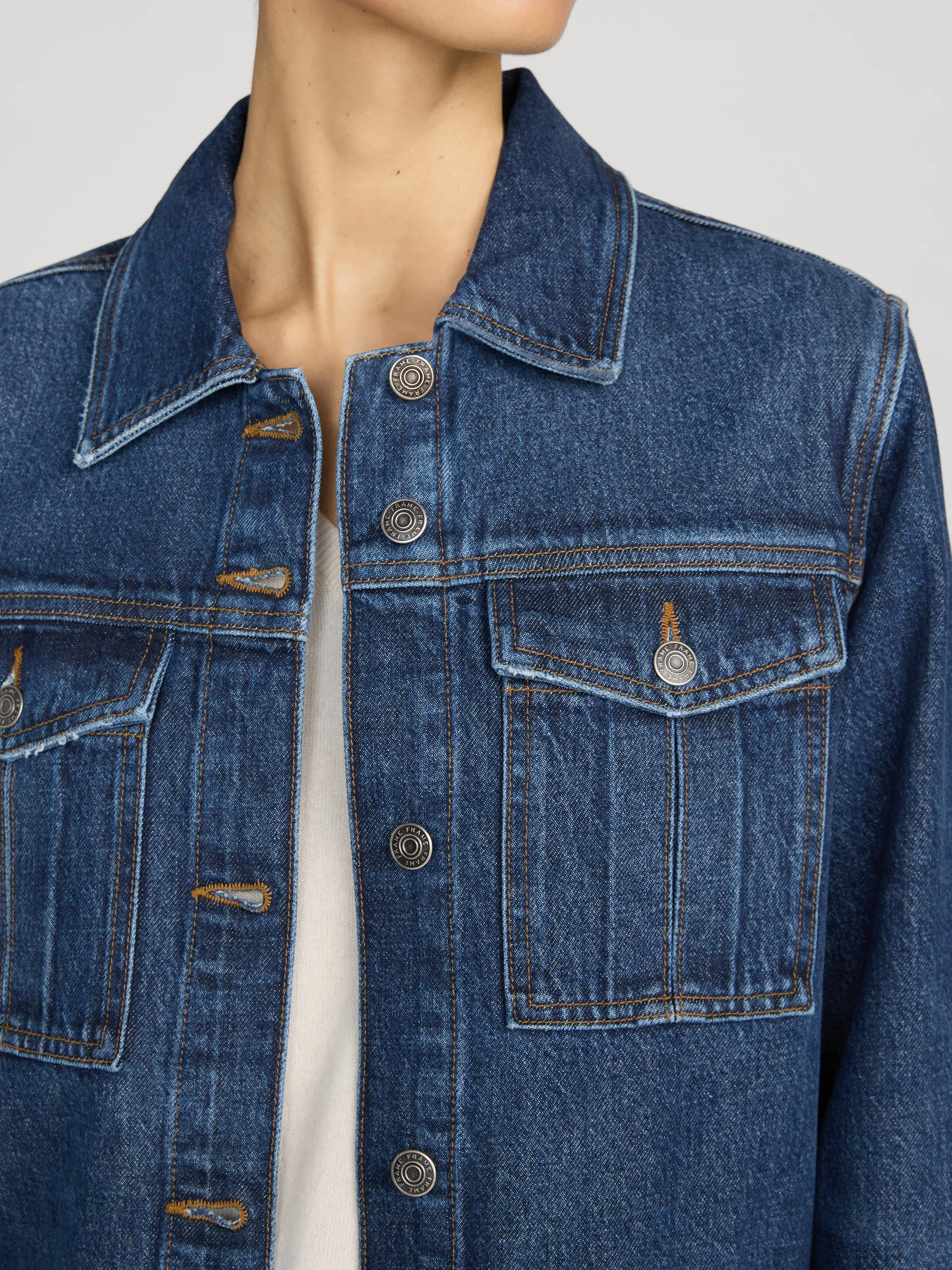 The Denim Utility Jacket -- Joyride sold by Frame Denim product image thumbnail 5