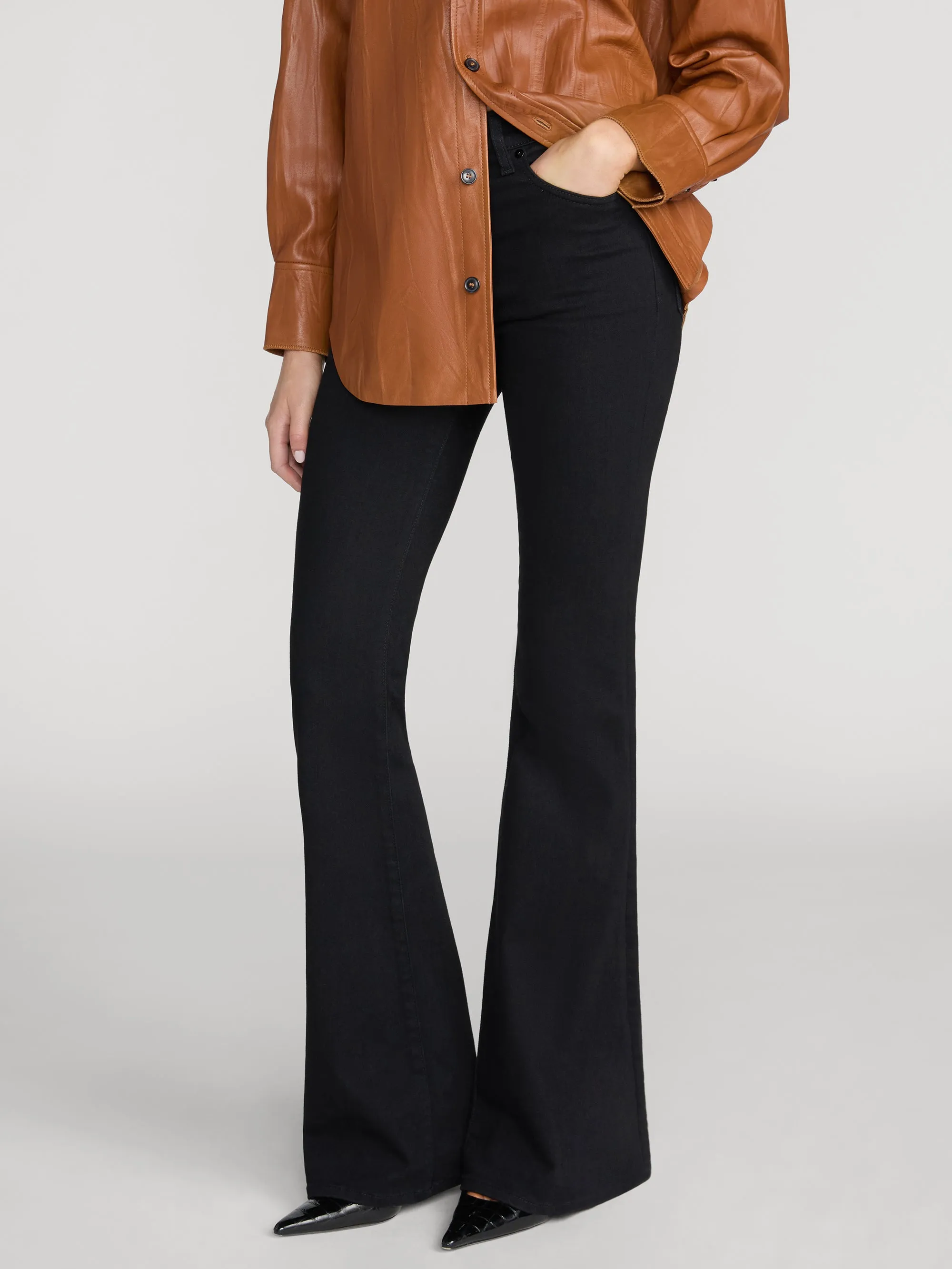 The Flare -- Black sold by Frame Denim product image thumbnail 4