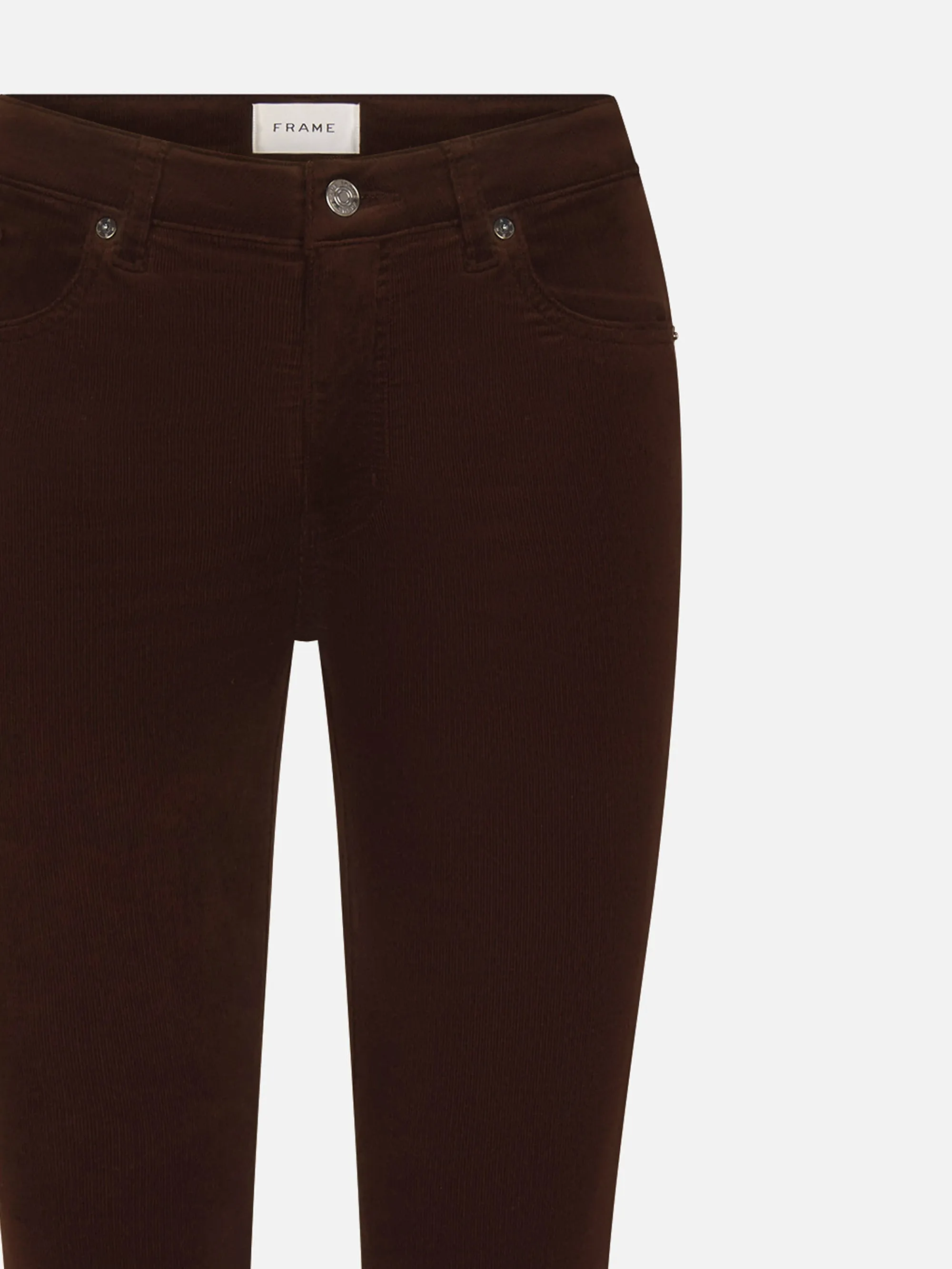 The Pixie Corduroy Reboot -- Espresso sold by Frame Denim product image thumbnail 3