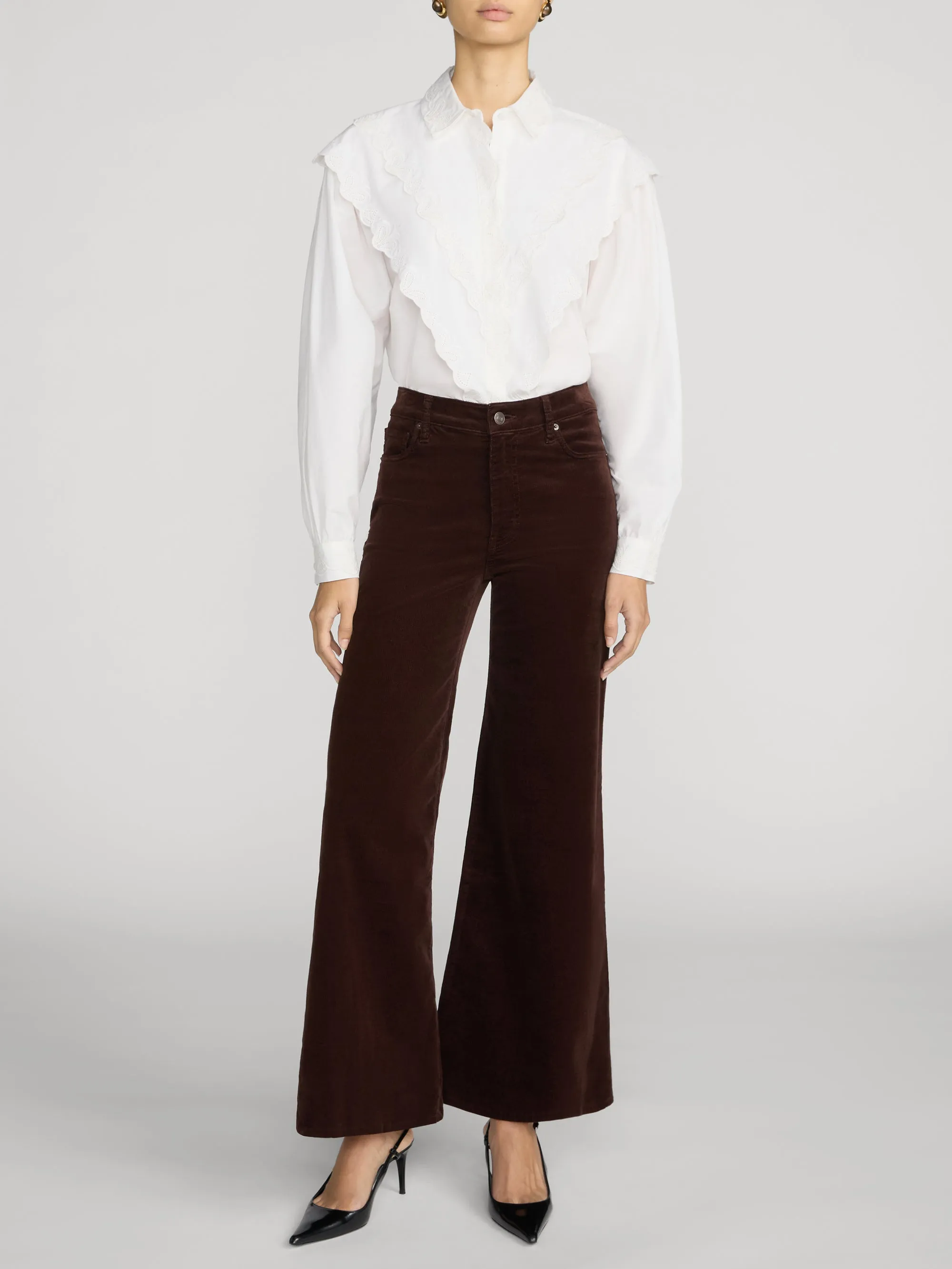 The Corduroy Swing -- Espresso sold by Frame Denim product image thumbnail 2