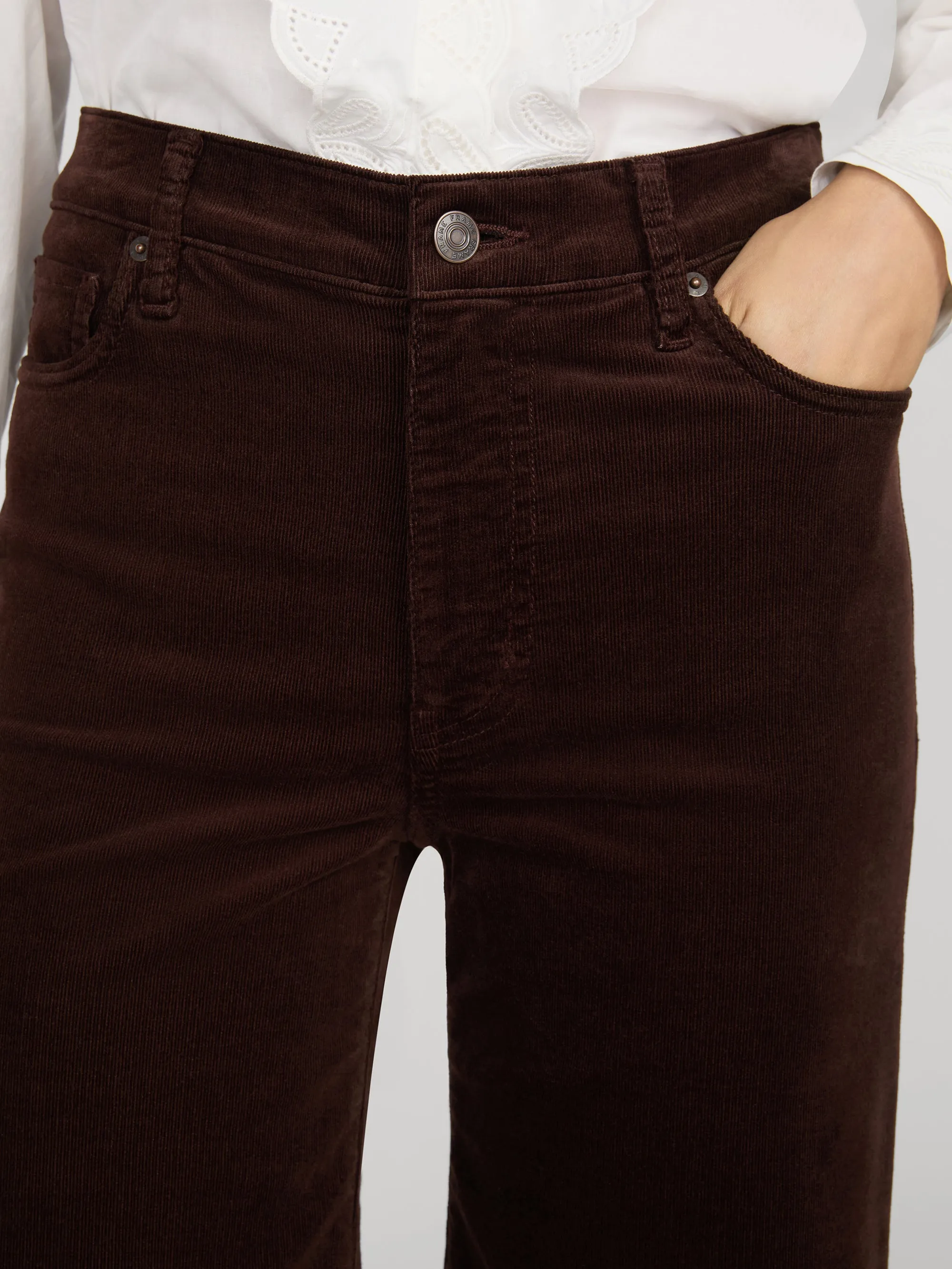 The Corduroy Swing -- Espresso sold by Frame Denim product image thumbnail 5
