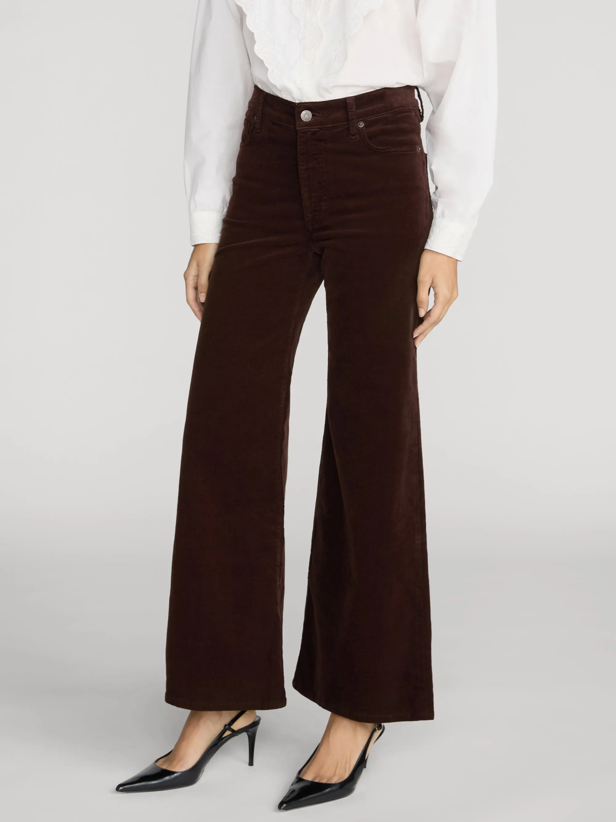 The Corduroy Swing -- Espresso sold by Frame Denim product image thumbnail 4
