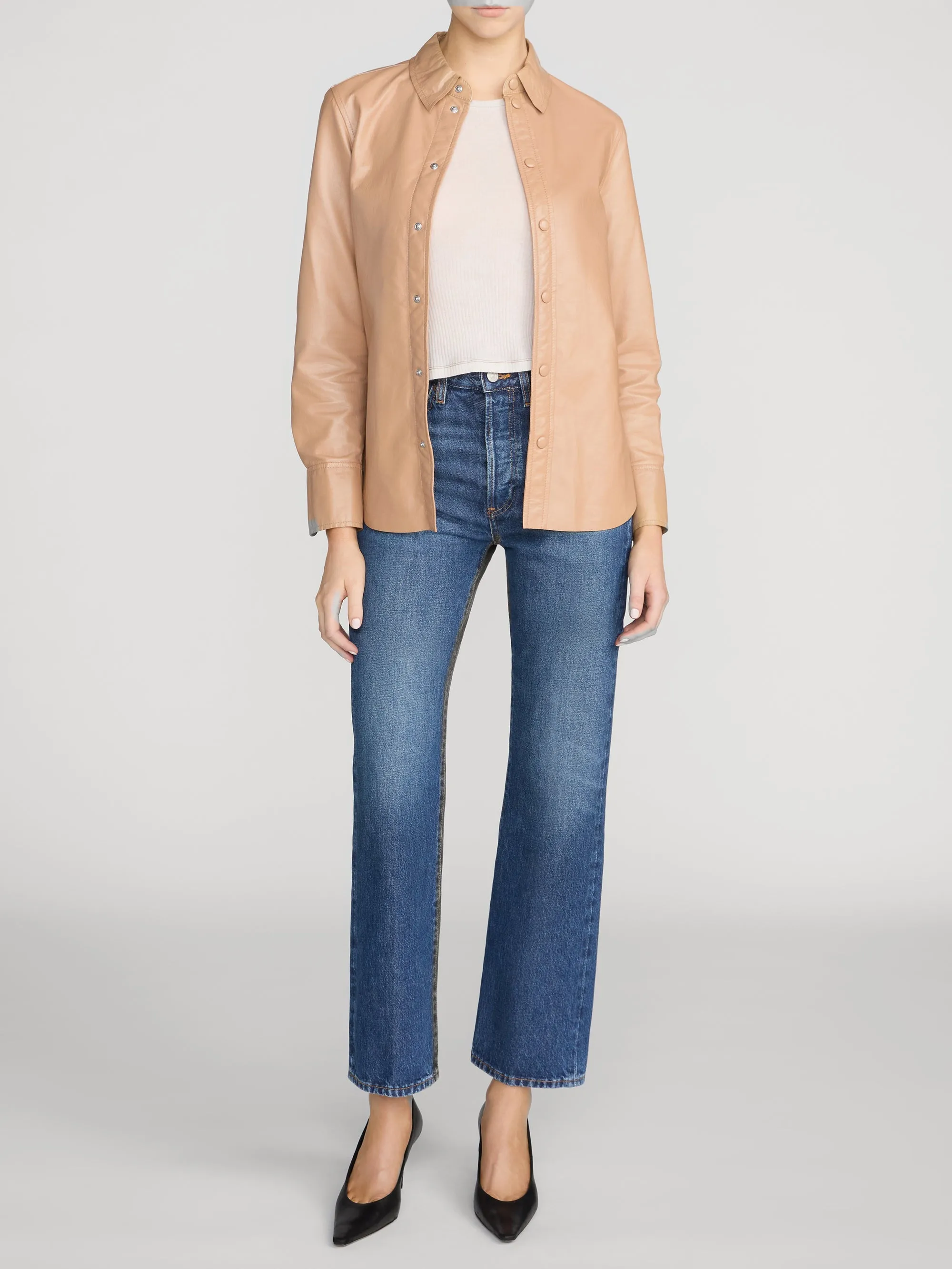 The Vertical Crop -- Logic sold by Frame Denim product image thumbnail 2