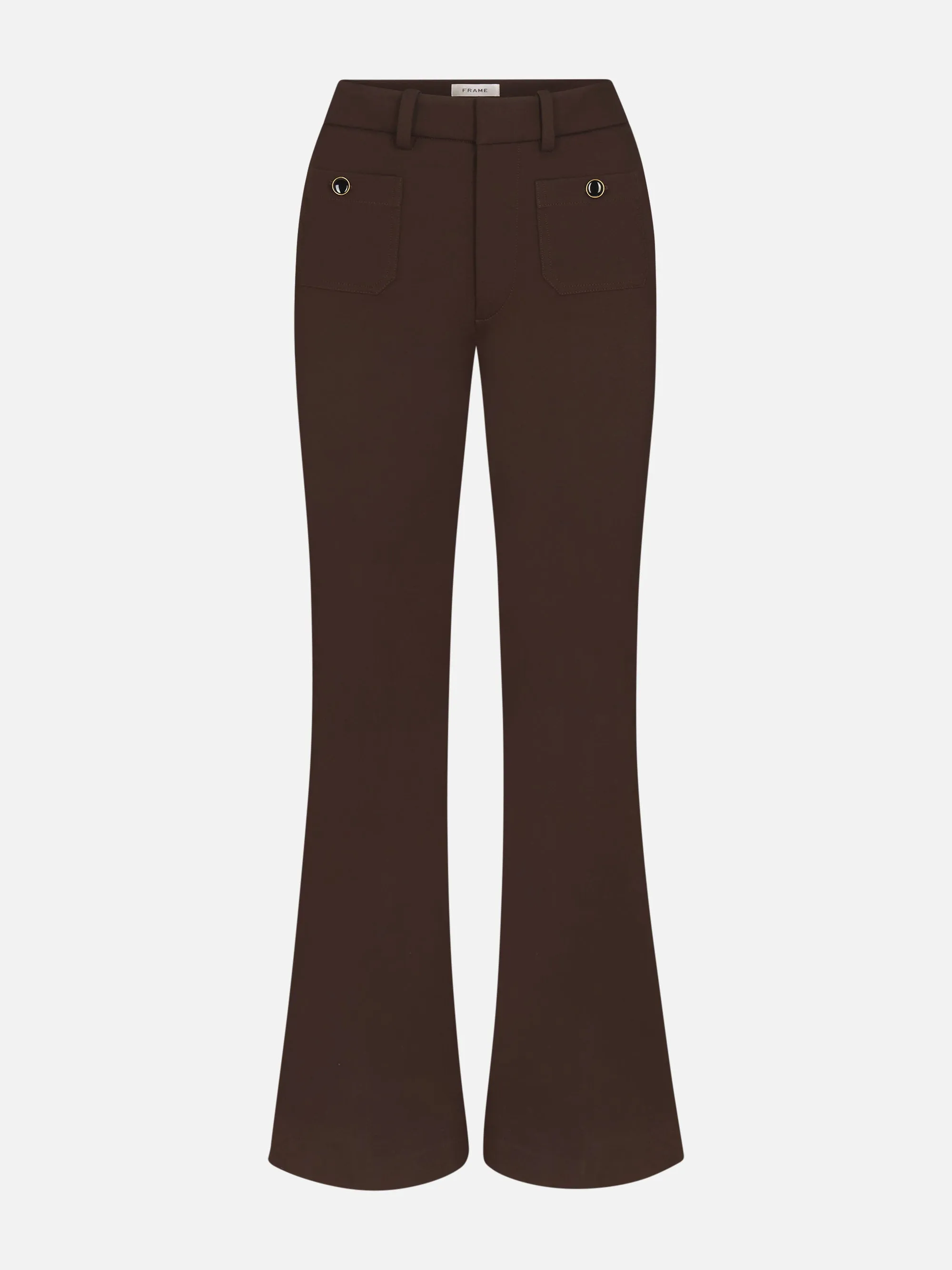 The Flare Trouser Shrunken Pocket sold by Frame Denim