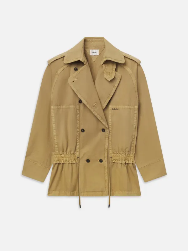 Sotheby's Trench Jacket -- Khaki made by Frame Denim