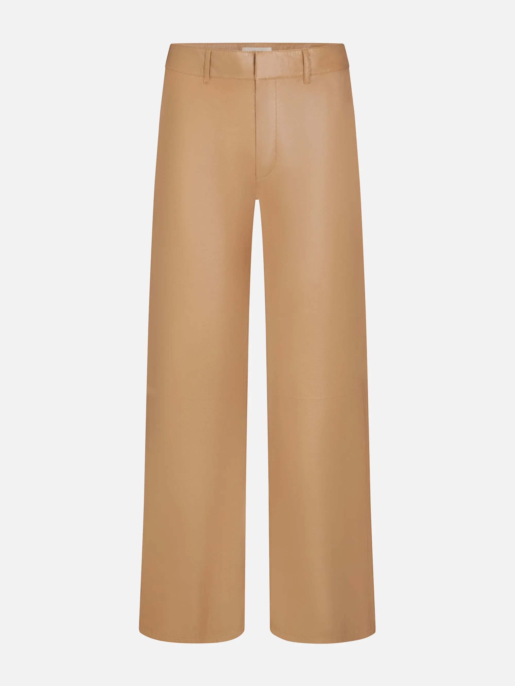 The Paper Leather Loose Trouser -- Sand sold by Frame Denim