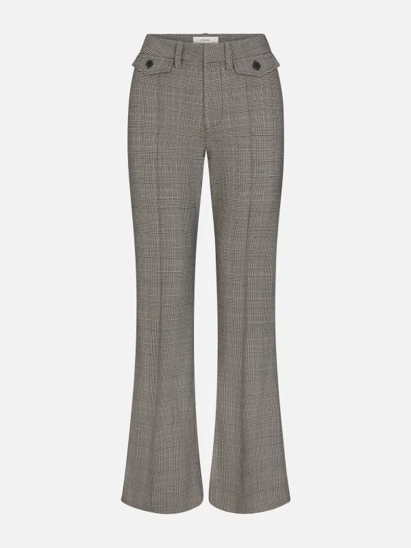 The Reboot Trouser -- Black Plaid made by Frame Denim