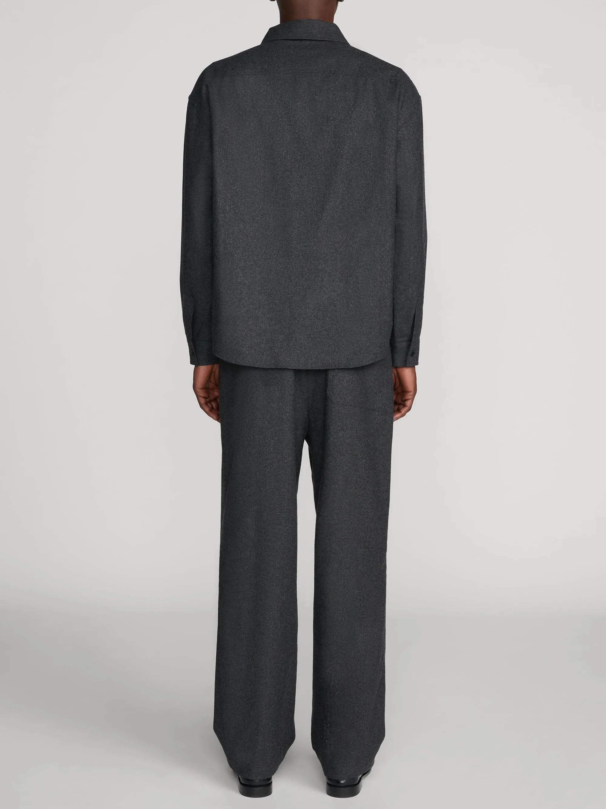 Half Zip Overshirt -- Grey Melange sold by Frame Denim product image thumbnail 5