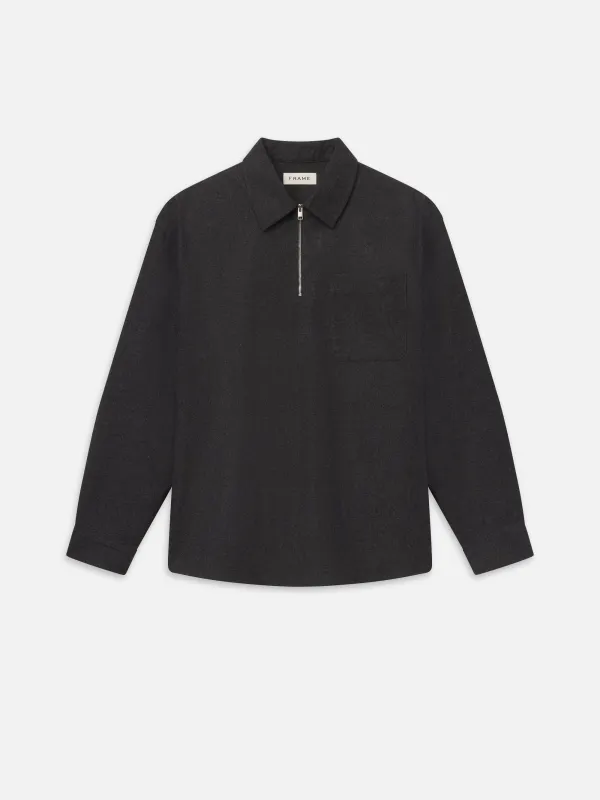Half Zip Overshirt made by Frame Denim