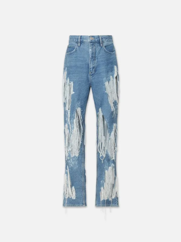 Atelier Le High 'N' Tight Straight -- Dreamland Shred made by Frame Denim