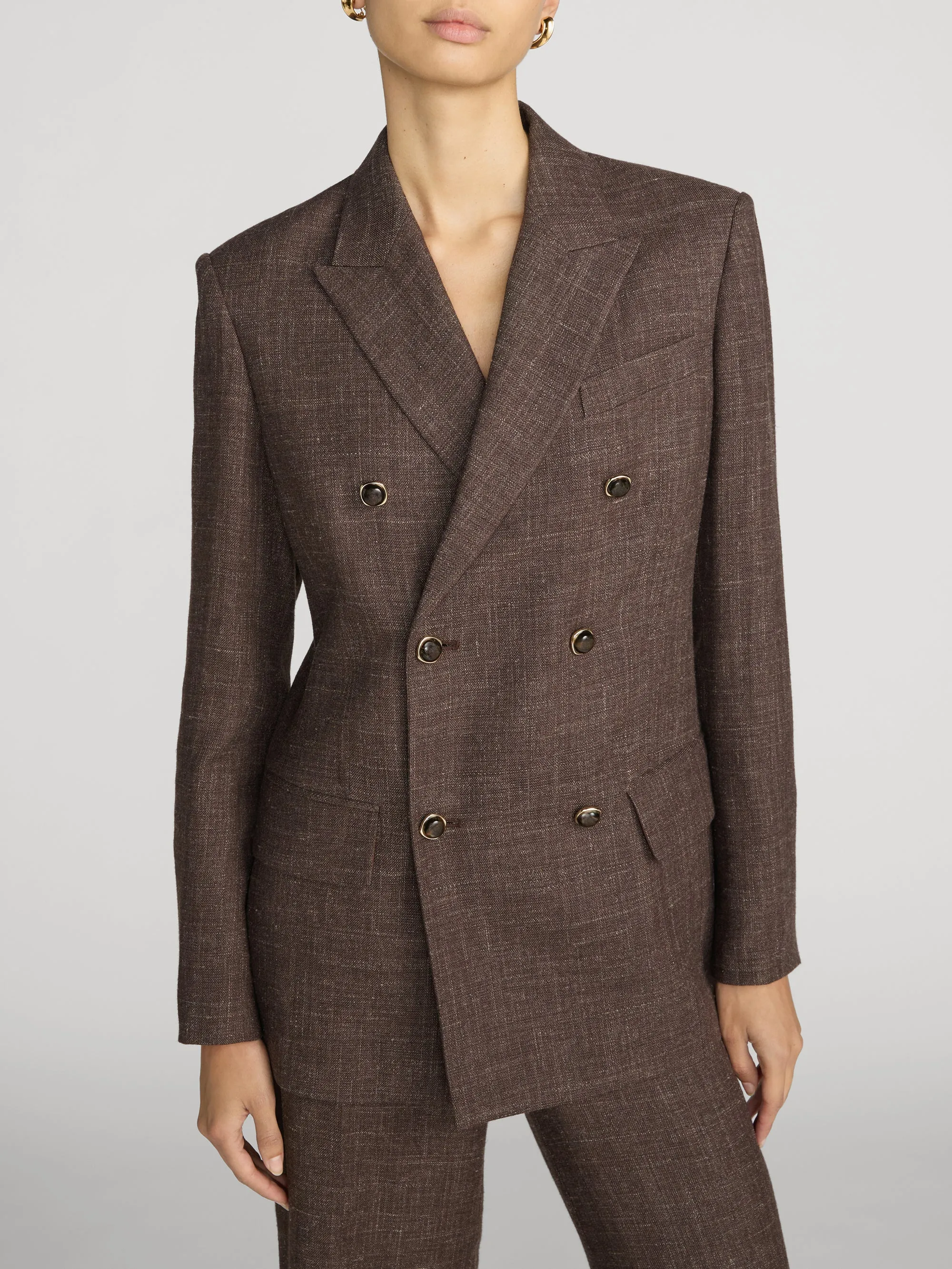 The Boulevard Blazer -- Clove sold by Frame Denim product image thumbnail 3