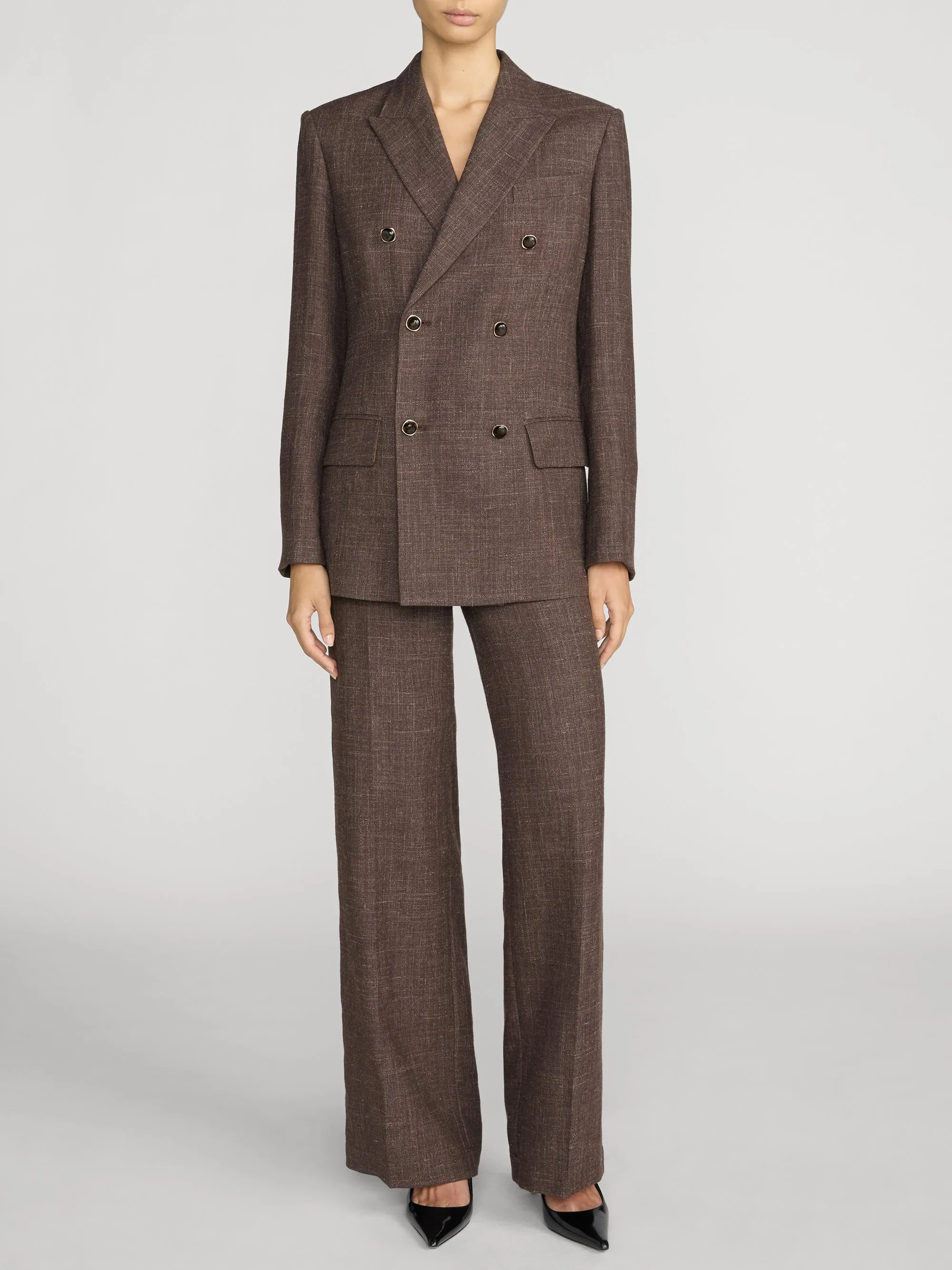 The Boulevard Blazer -- Clove sold by Frame Denim product image thumbnail 2