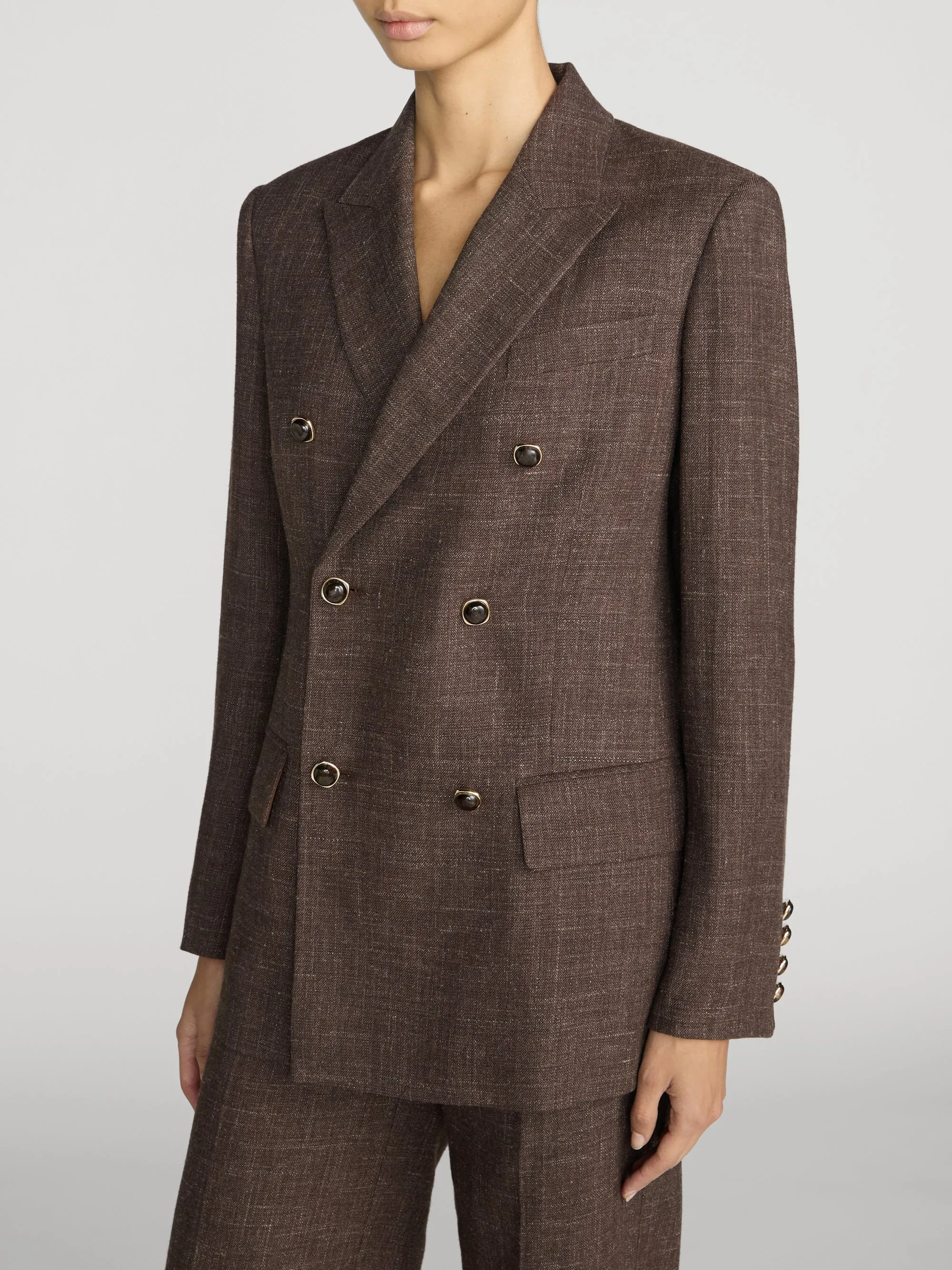 The Boulevard Blazer -- Clove sold by Frame Denim product image thumbnail 4