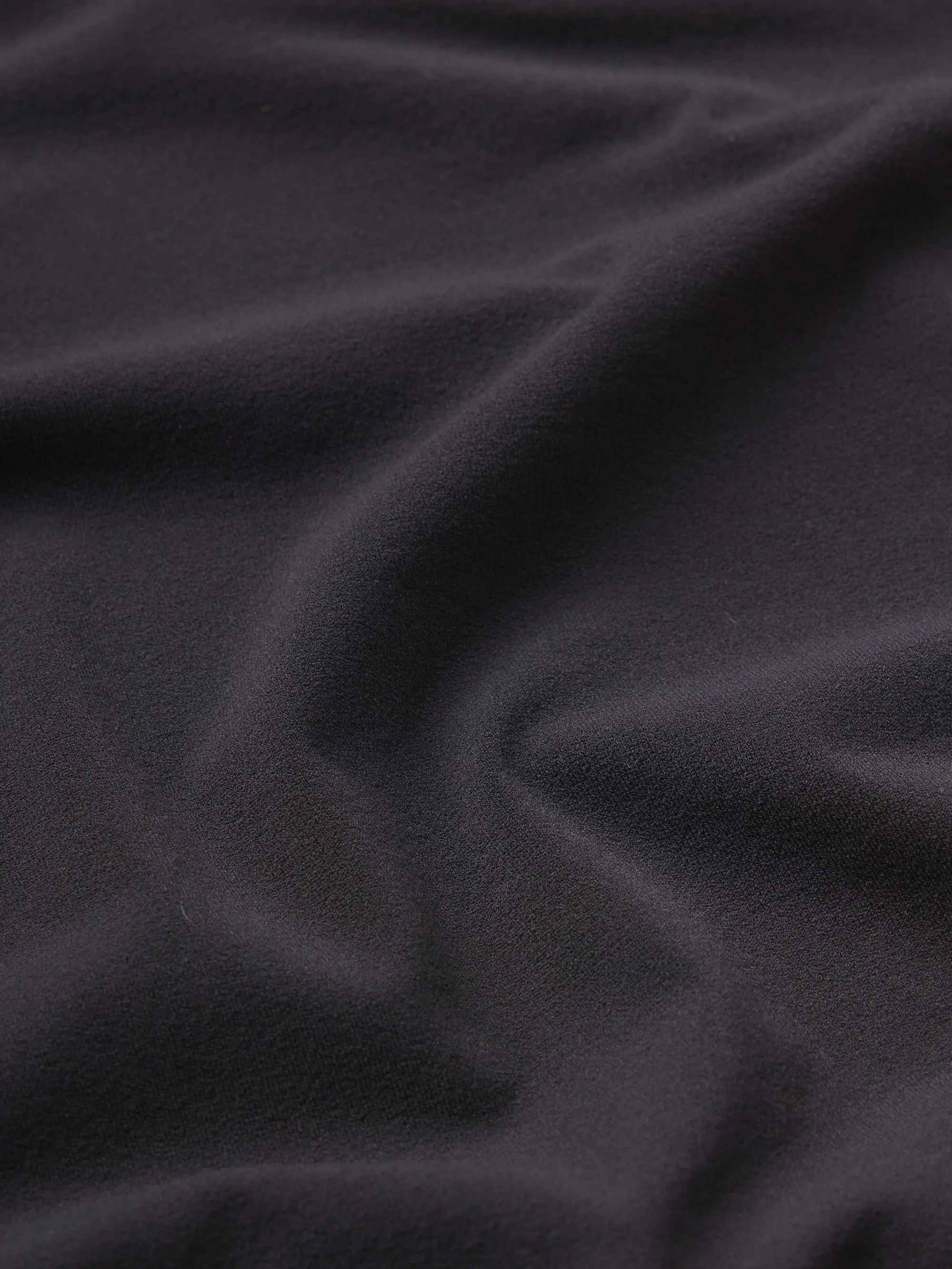The Short Sleeve Draped Top -- Black sold by Frame Denim product image thumbnail 4