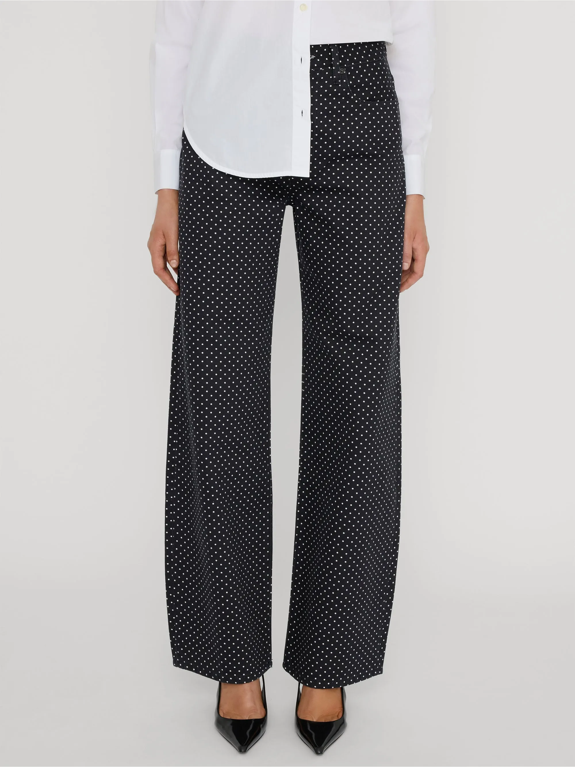 The Bow -- Black Polka Dot sold by Frame Denim product image thumbnail 4
