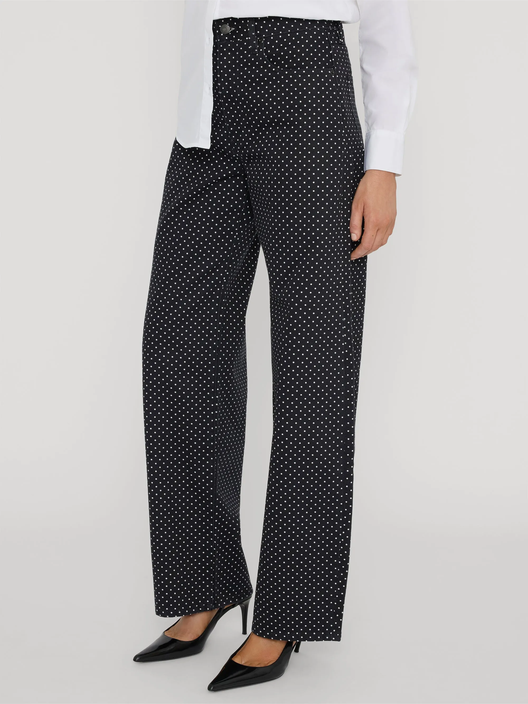 The Bow -- Black Polka Dot sold by Frame Denim product image thumbnail 5