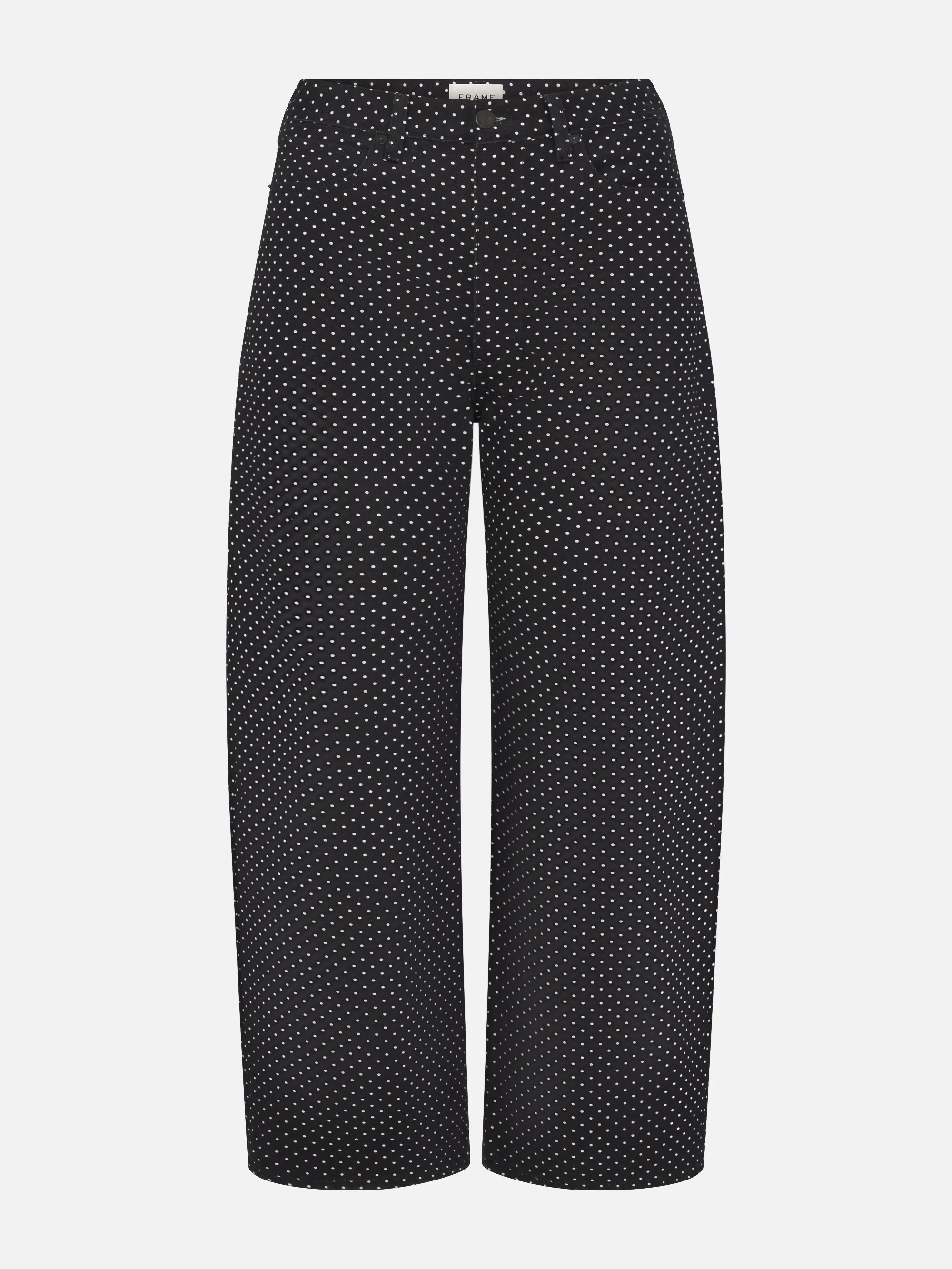The Bow -- Black Polka Dot sold by Frame Denim