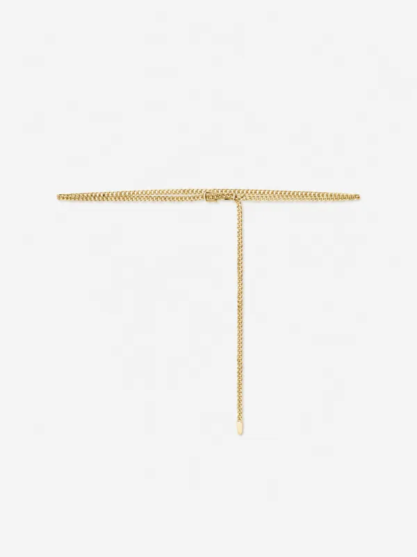The Chain Belt -- Gold made by Frame Denim