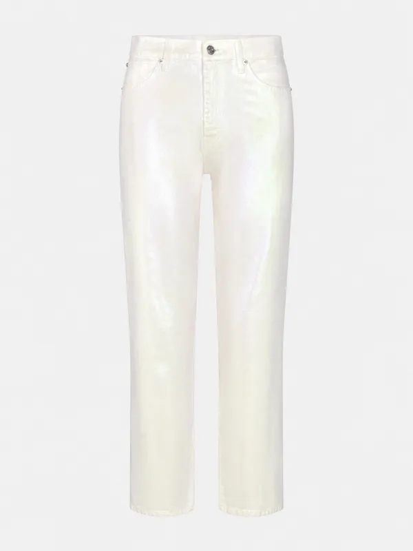 The Hang -- Coated Pearl made by Frame Denim