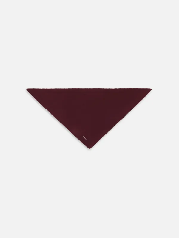 The Cashmere Scarf -- Deep Garnet made by Frame Denim