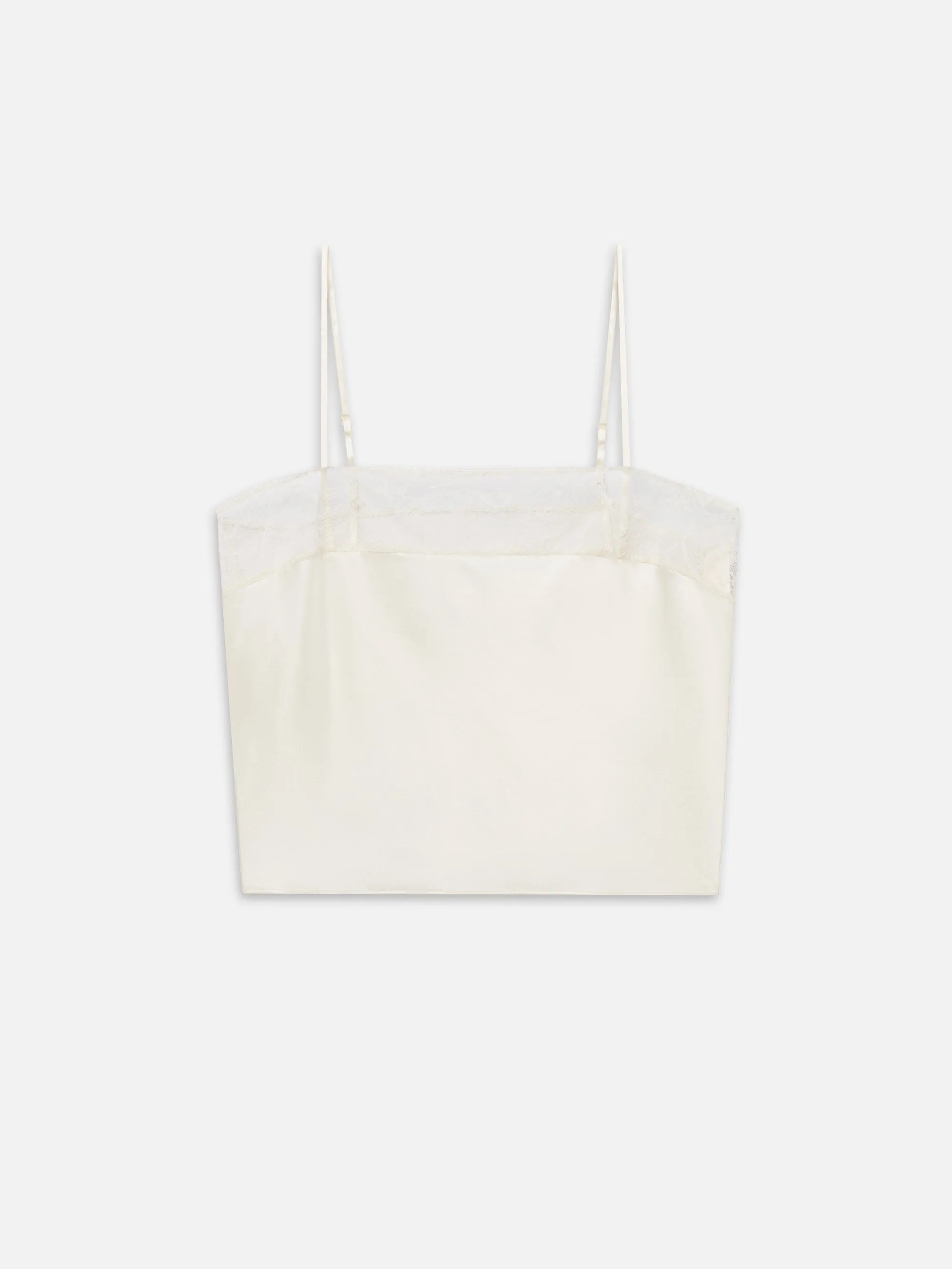 The Lace Delphine Cami -- Cream sold by Frame Denim