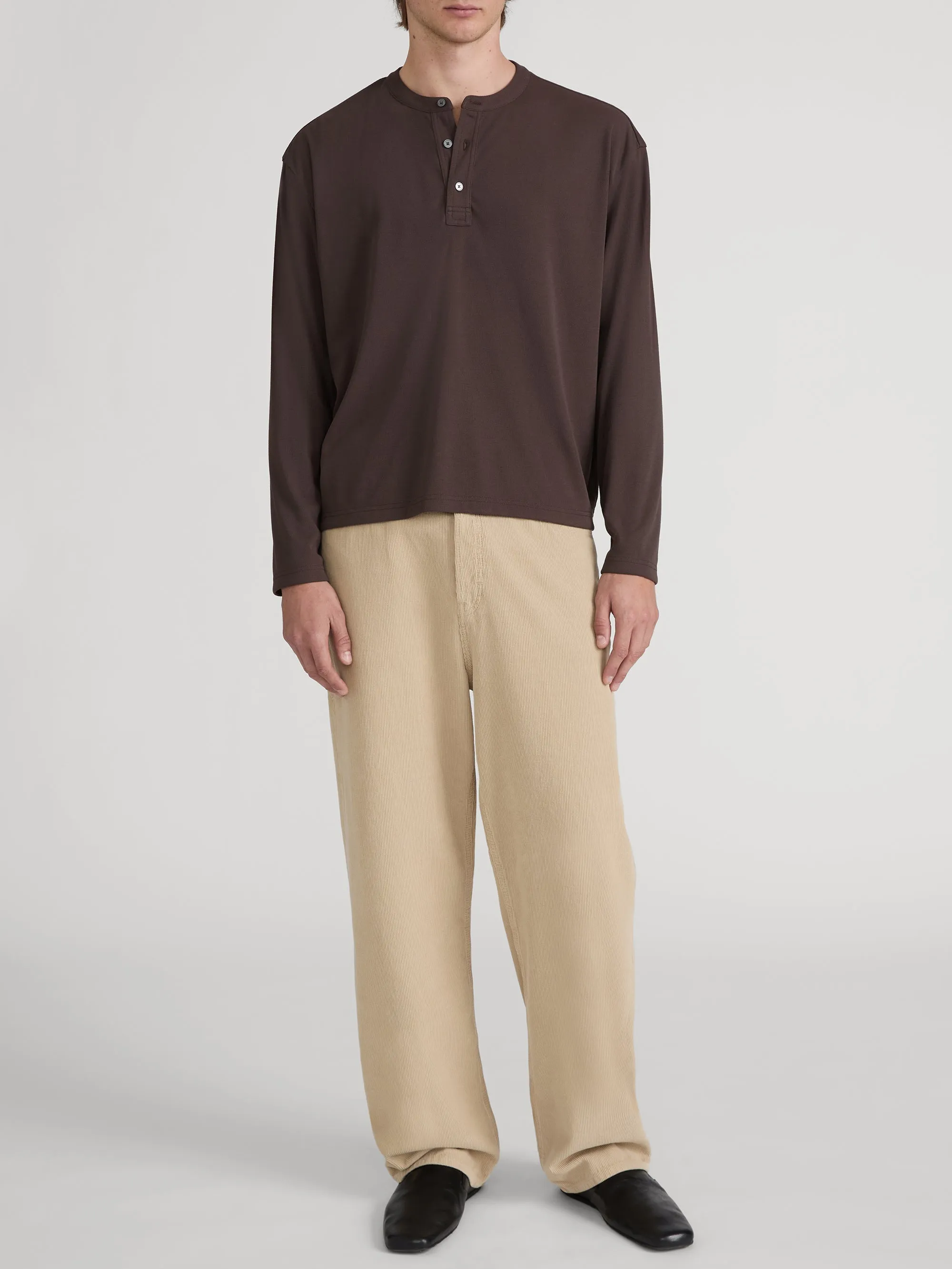 The Baggy Corduroy Jean -- Beige sold by Frame Denim product image thumbnail 2